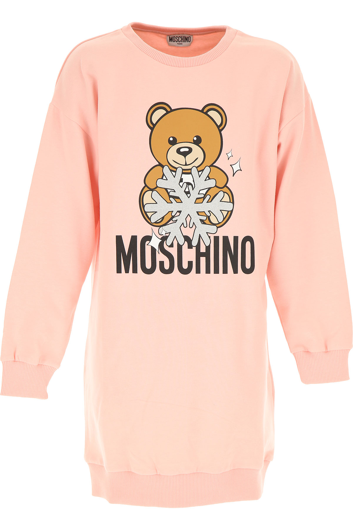 Moschino Kleid für Mädchen Günstig im Sale, Pink, Baumwolle, 2017, 10Y 12Y 14Y 4Y 5Y 6Y 8Y