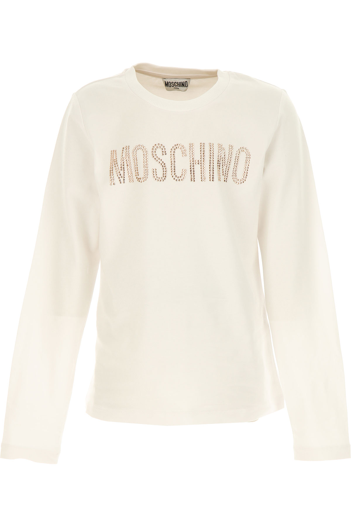 Moschino Kinder T-Shirt für Mädchen Günstig im Sale, Weiss, Baumwolle, 2017, 10Y 12Y 14Y 8Y