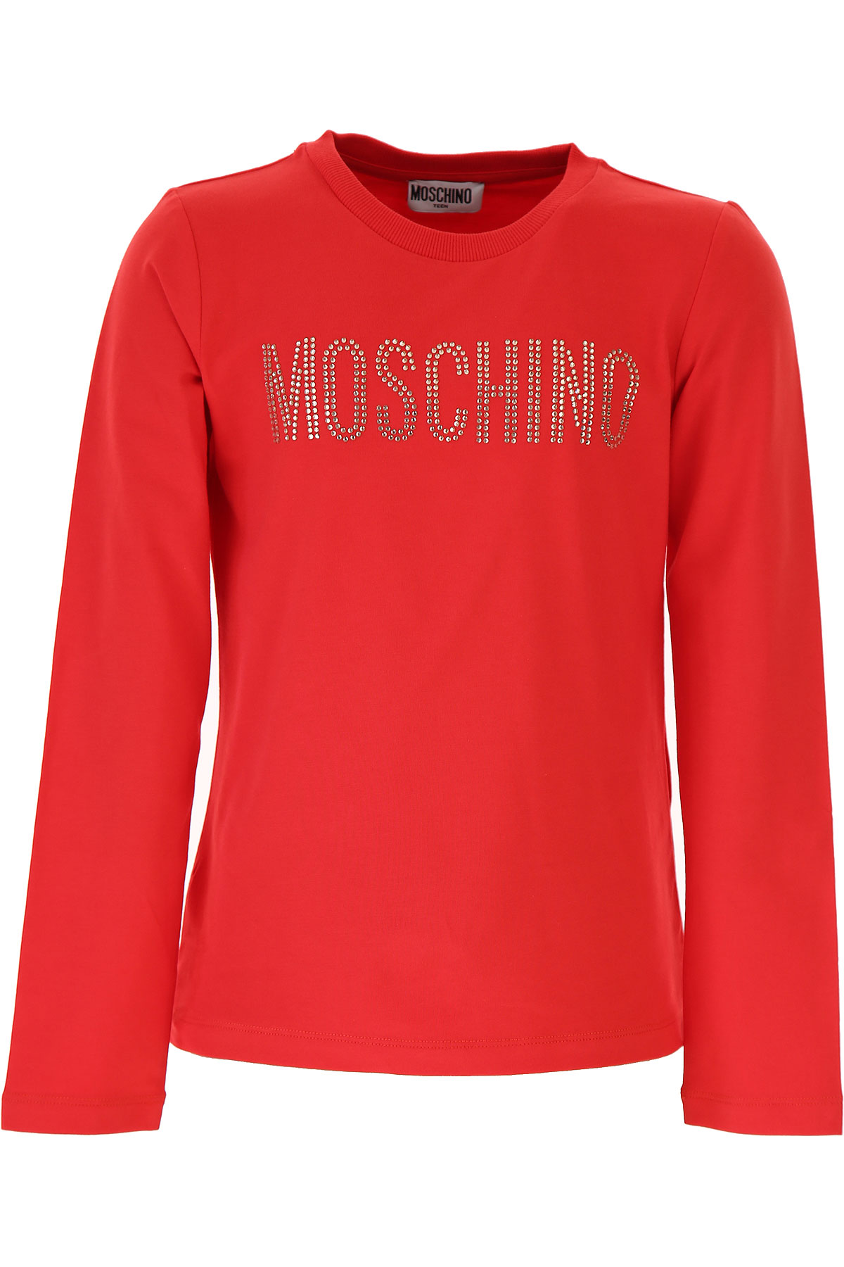 Moschino Kinder T-Shirt für Mädchen Günstig im Sale, Rot, Baumwolle, 2017, 10Y 12Y 14Y 4Y 5Y 8Y
