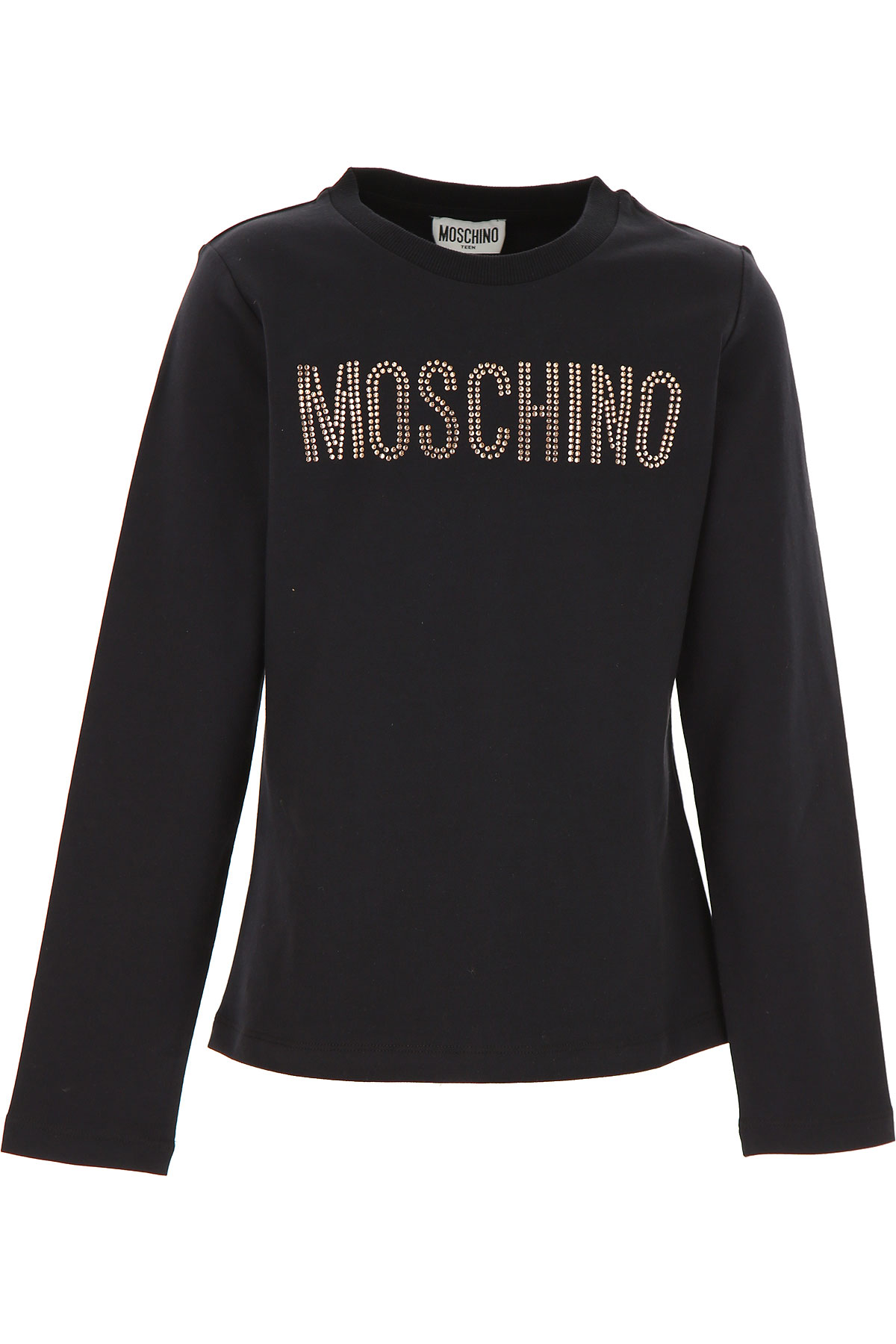 Moschino Kinder T-Shirt für Mädchen Günstig im Sale, Schwarz, Baumwolle, 2017, 10Y 12Y 14Y 8Y