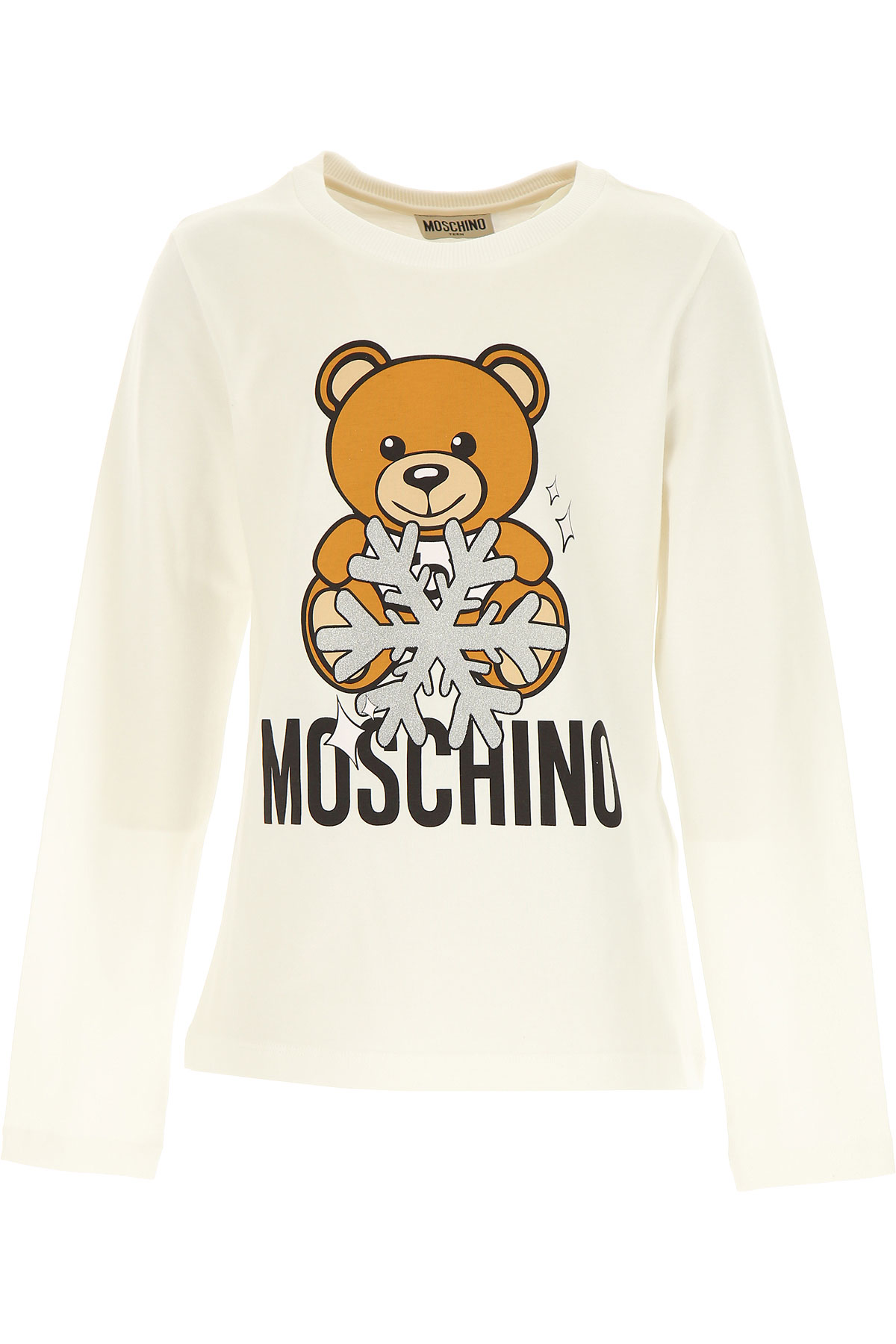 Moschino Kinder T-Shirt für Mädchen Günstig im Sale, Weiss, Baumwolle, 2017, 12Y 4Y 5Y 6Y 8Y