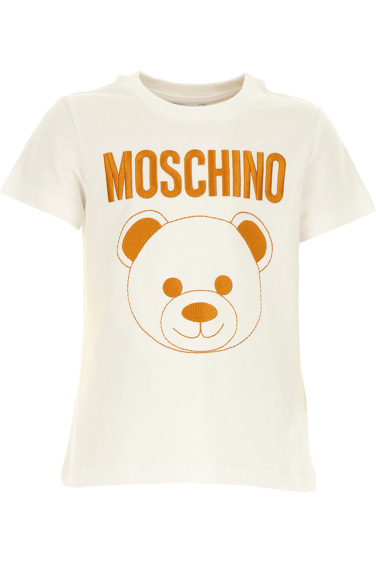 Moschino Kinder T-Shirt für Mädchen Günstig im Sale, Weiss, Baumwolle, 2017, 10Y 12Y 4Y 8Y