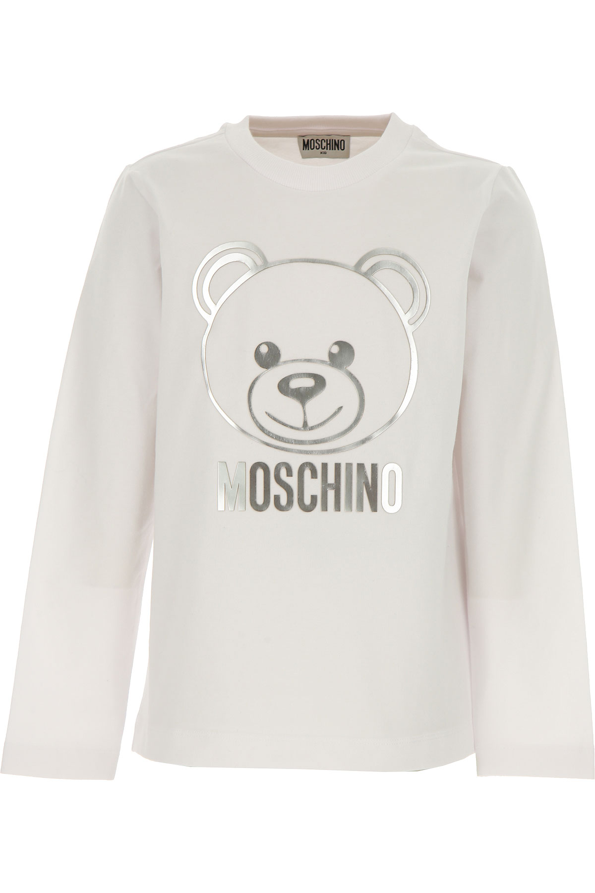 Moschino Kinder T-Shirt für Mädchen Günstig im Sale, Weiss, Baumwolle, 2017, 4Y 8Y