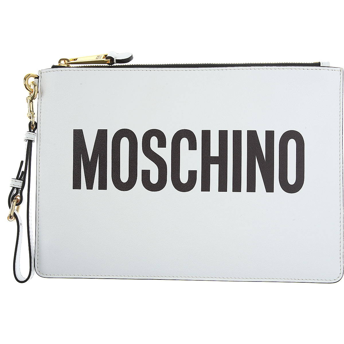 Moschino Tasche für Damen Günstig im Sale, Weiss, Polyester, 2017