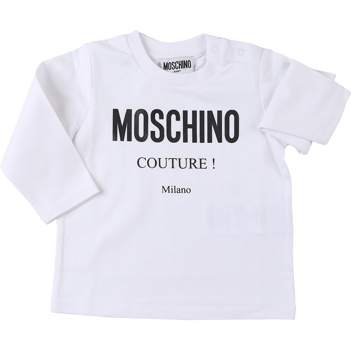 Moschino Baby T-Shirt für Mädchen Günstig im Sale, Weiss, Baumwolle, 2017, 12M 2Y 3Y 9M