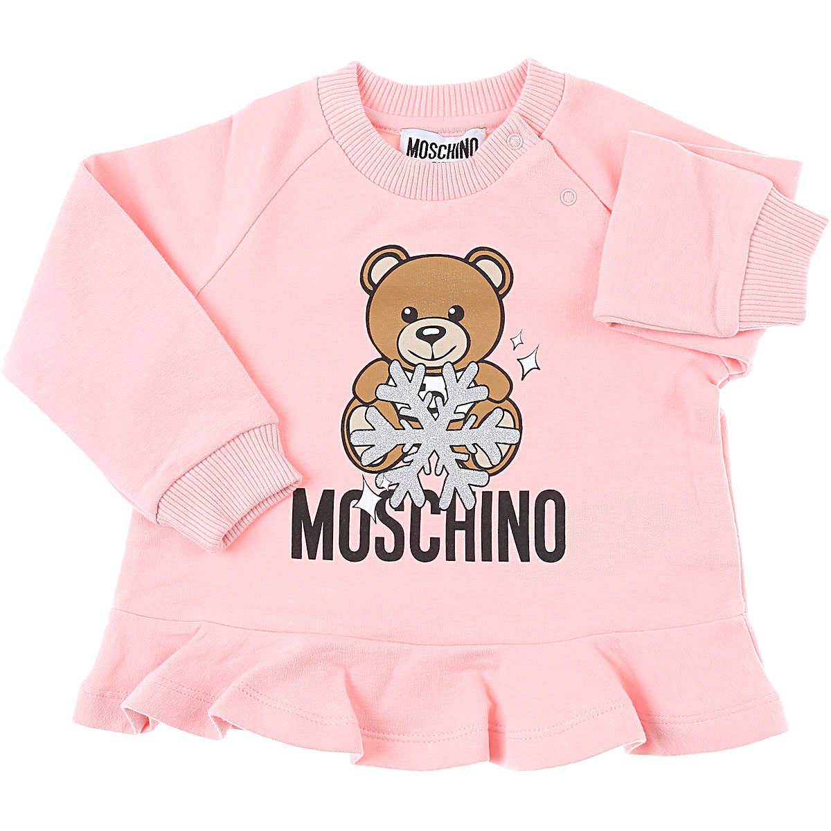 Moschino Baby Sweatshirt & Kapuzenpullover für Mädchen Günstig im Sale, Pink, Baumwolle, 2017, 12M 18M 3Y 9M