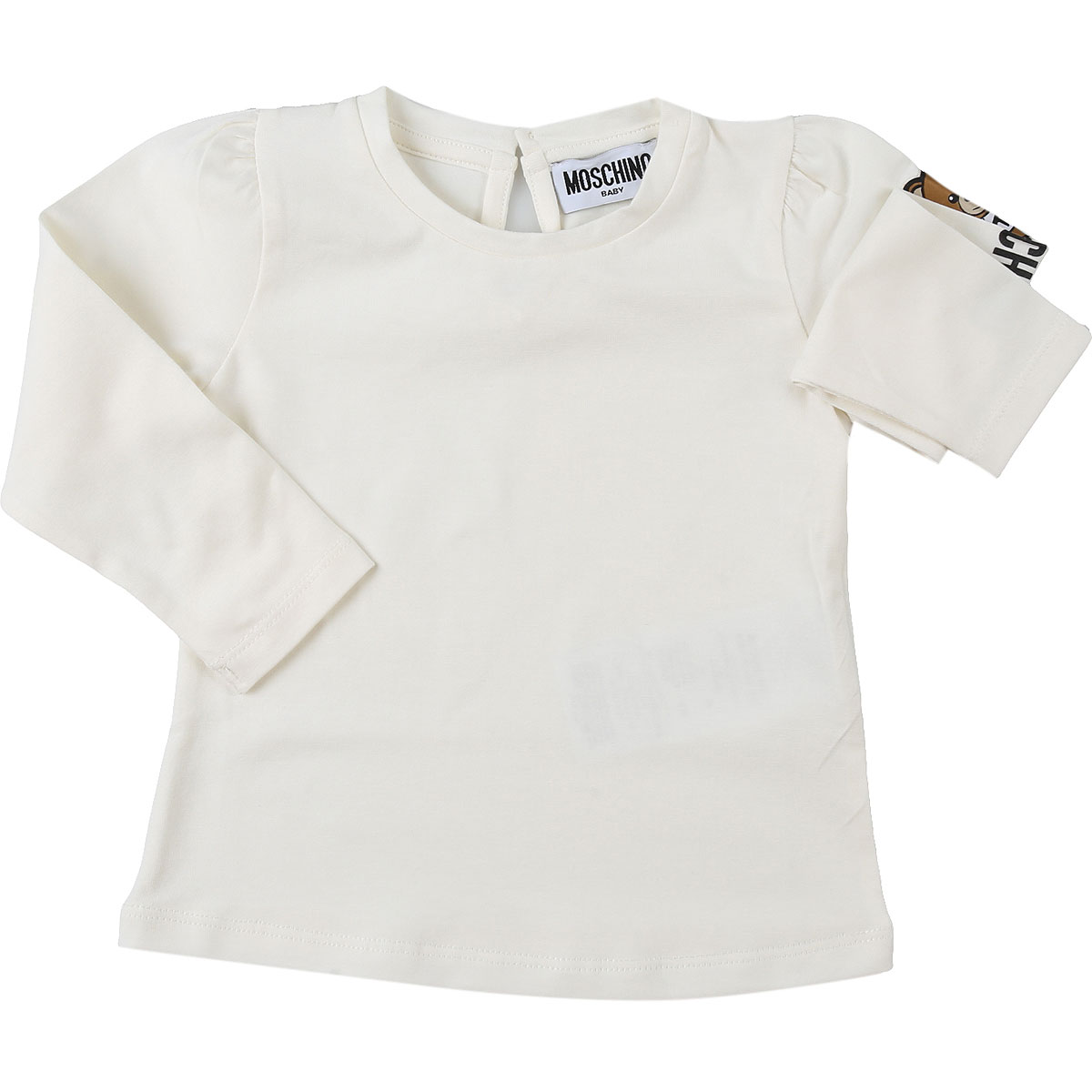 Moschino Baby T-Shirt für Mädchen Günstig im Sale, Creme, Baumwolle, 2017, 12M 12M 18M 24M 9M