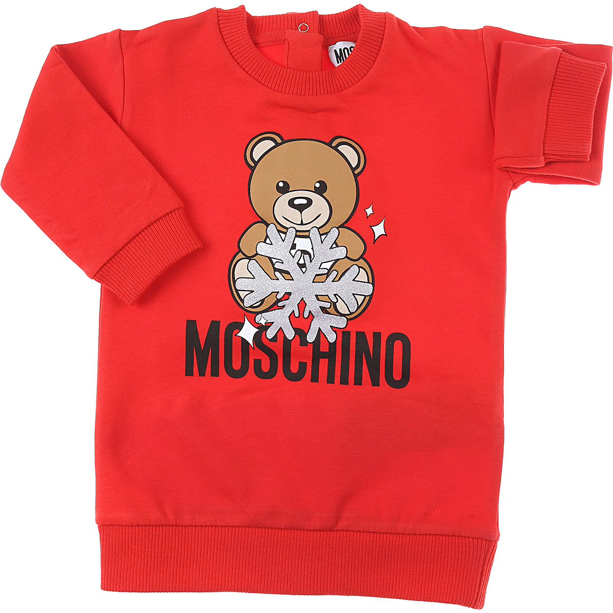 Moschino Baby Kleid für Mädchen Günstig im Sale, Rot, Baumwolle, 2017, 12M 18M 24M 3Y 9M