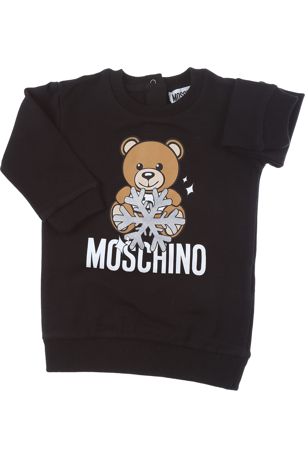 Moschino Baby Kleid für Mädchen Günstig im Sale, Schwarz, Baumwolle, 2017, 12M 18M 24M 3Y 9M