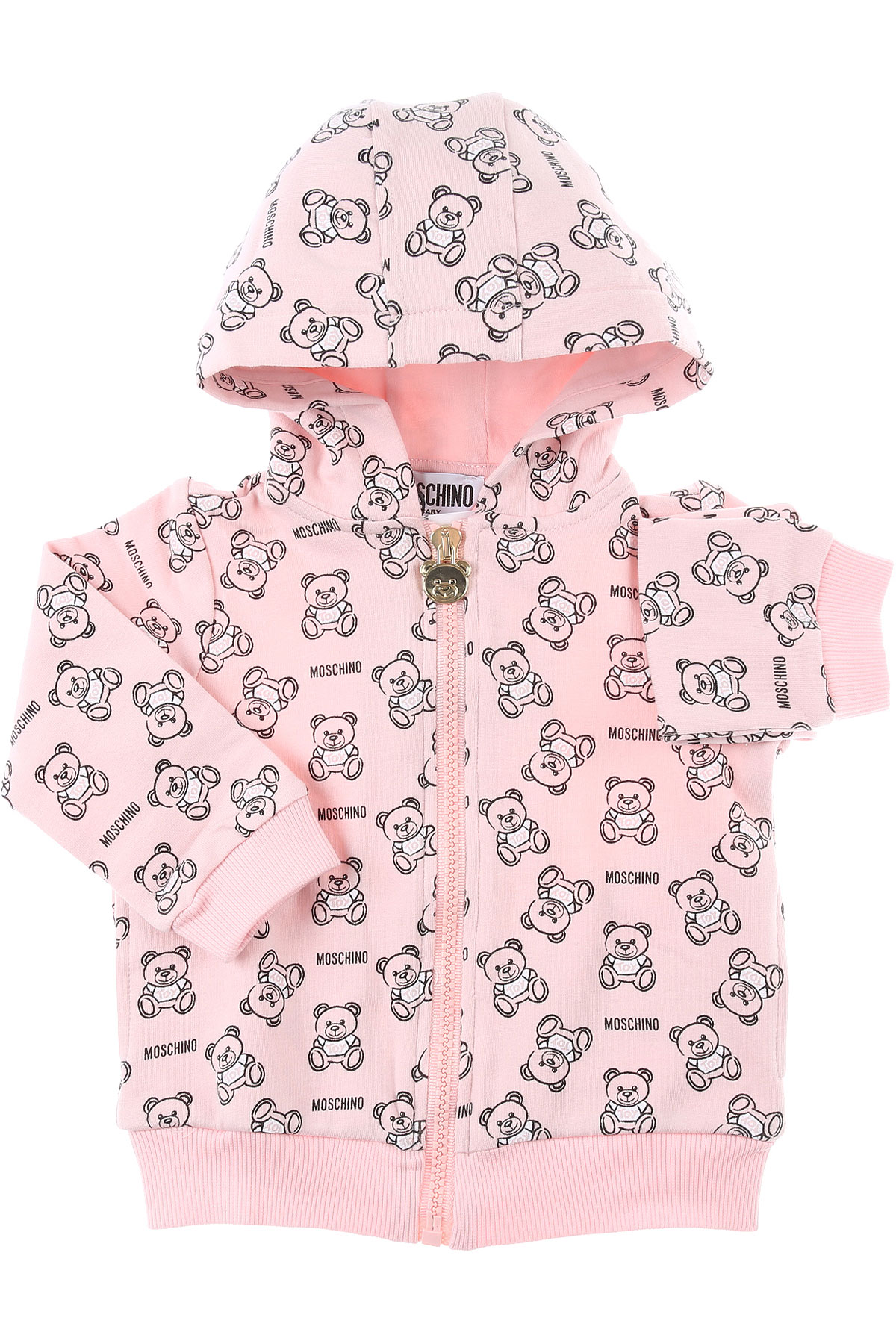 Moschino Baby Sweatshirt & Kapuzenpullover für Mädchen Günstig im Sale, Pink, Baumwolle, 2017, 12M 12M 3Y