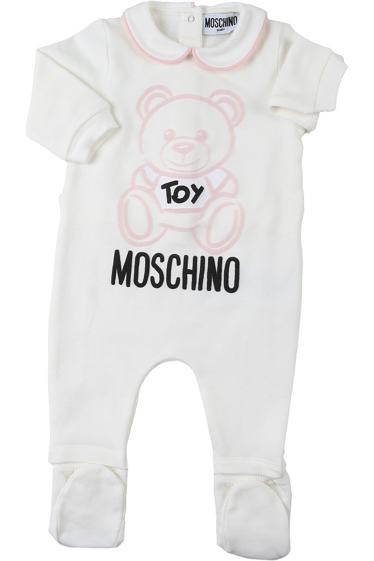 Moschino Baby Body & Strampelanzug für Mädchen Günstig im Sale, Weiss, Baumwolle, 2017, 3M 6M 9M