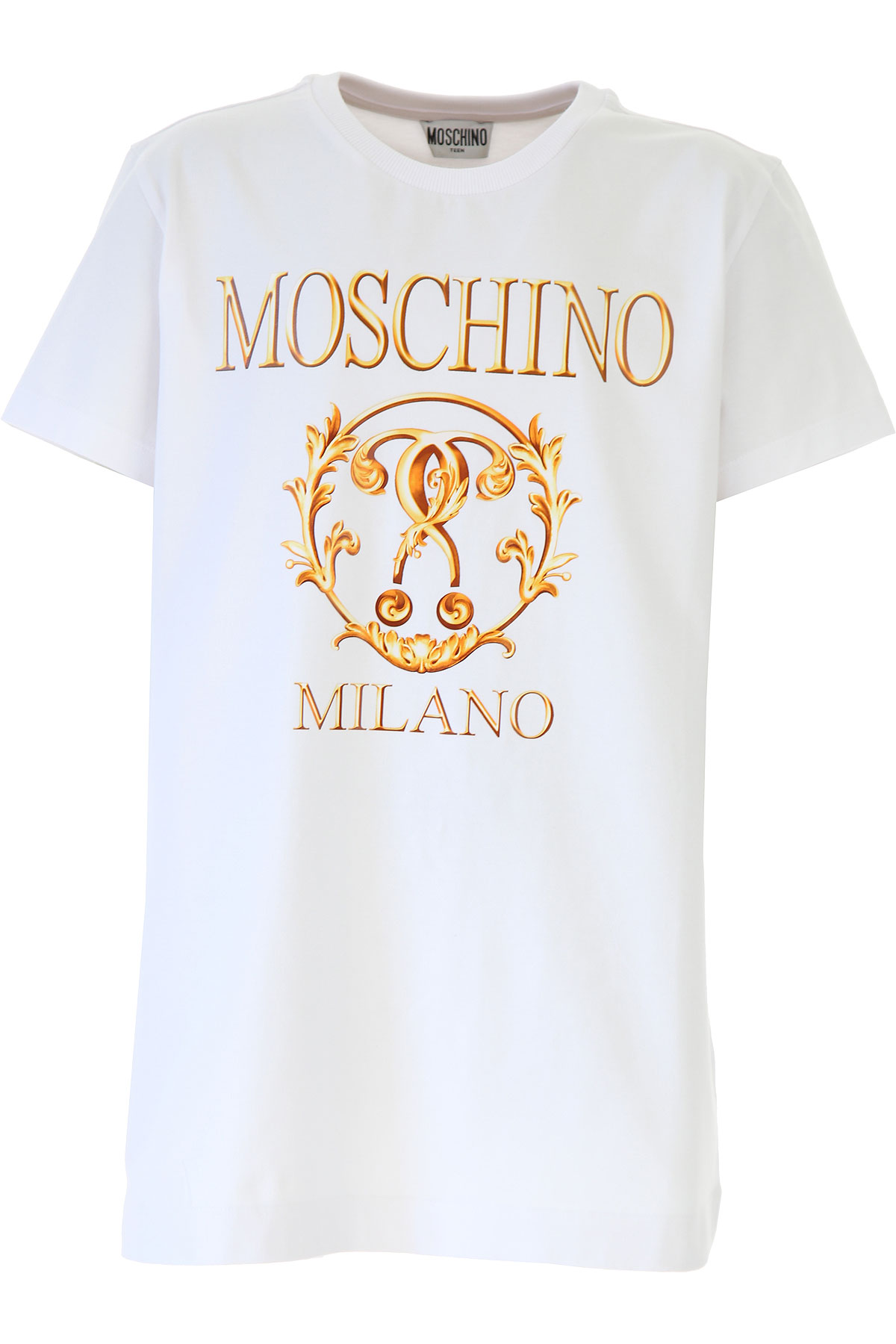 Moschino Kinder T-Shirt für Jungen Günstig im Sale, Weiss, Baumwolle, 2017, 10Y 12Y 14Y 4Y 8Y