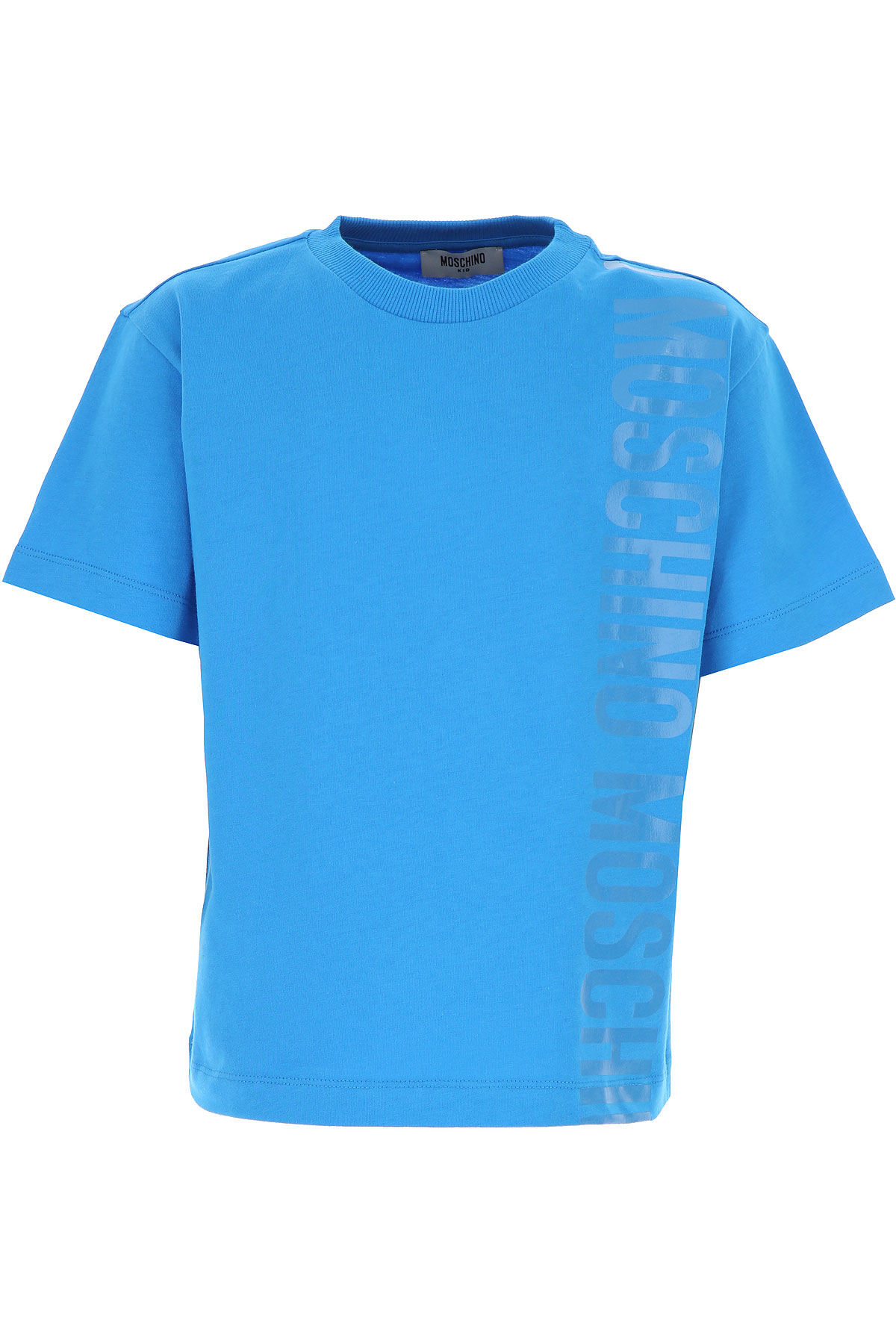 Moschino Kinder T-Shirt für Jungen Günstig im Outlet Sale, Blau, Baumwolle, 2017, 12Y 6Y