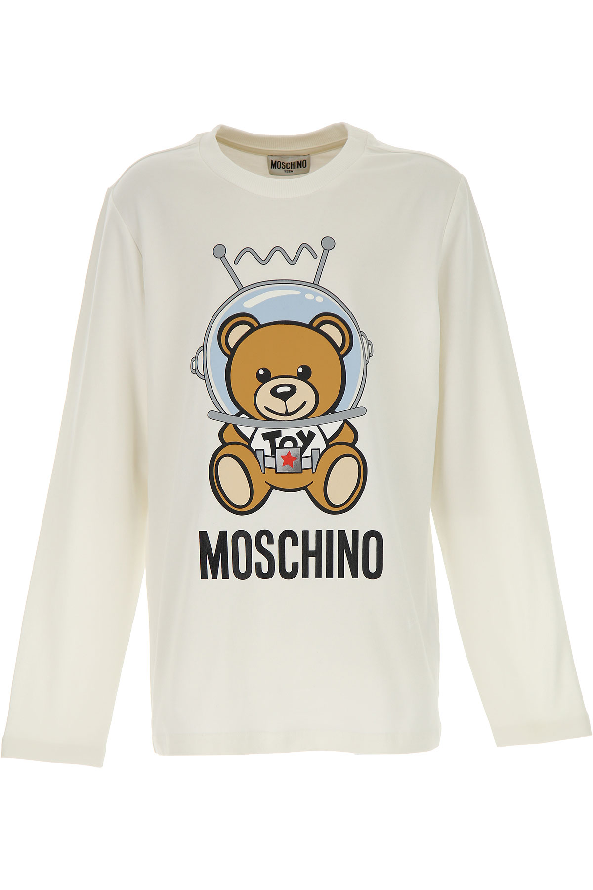 Moschino Kinder T-Shirt für Jungen Günstig im Sale, Weiss, Baumwolle, 2017, 10Y 12Y 14Y 4Y 5Y 6Y 8Y