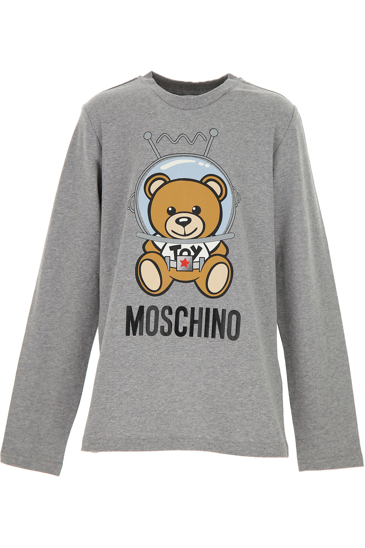 Moschino Kinder T-Shirt für Jungen Günstig im Sale, Grau, Baumwolle, 2017, 10Y 12Y 14Y 4Y 5Y 6Y 8Y