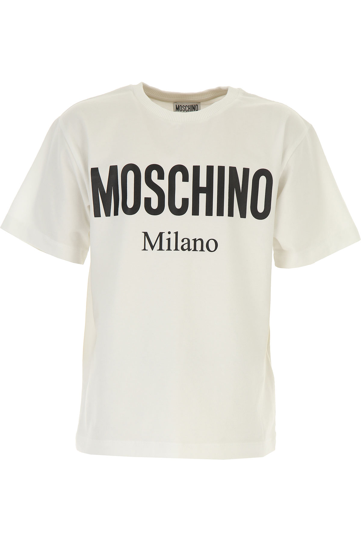 Moschino Kinder T-Shirt für Jungen Günstig im Sale, Weiss, Baumwolle, 2017, 10Y 4Y 8Y