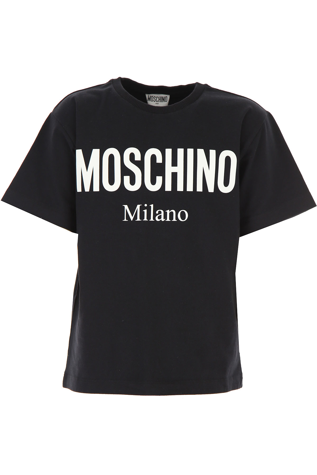 Moschino Kinder T-Shirt für Jungen Günstig im Sale, Schwarz, Baumwolle, 2017, 10Y 12Y 4Y