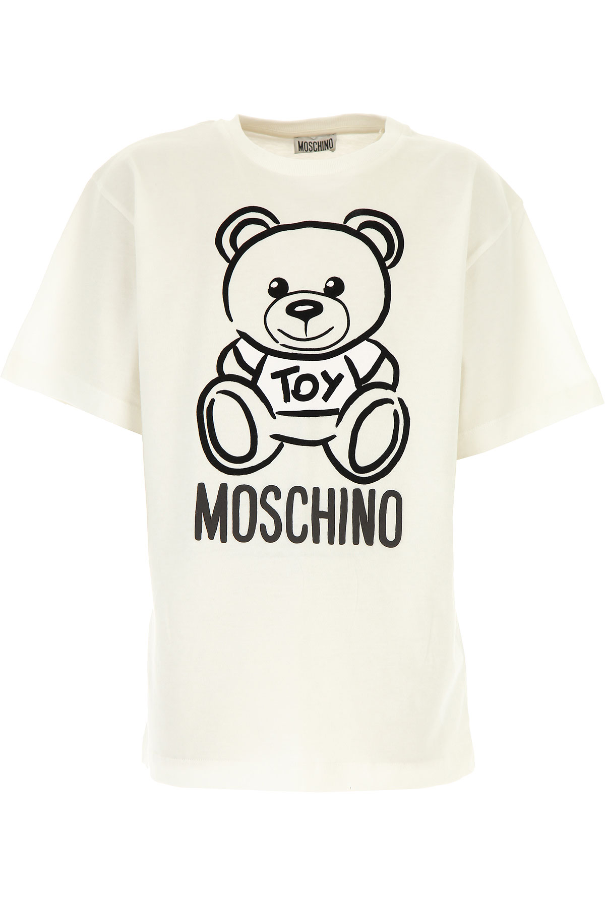 Moschino Kinder T-Shirt für Jungen Günstig im Sale, Weiss, Baumwolle, 2017, 12Y 6Y