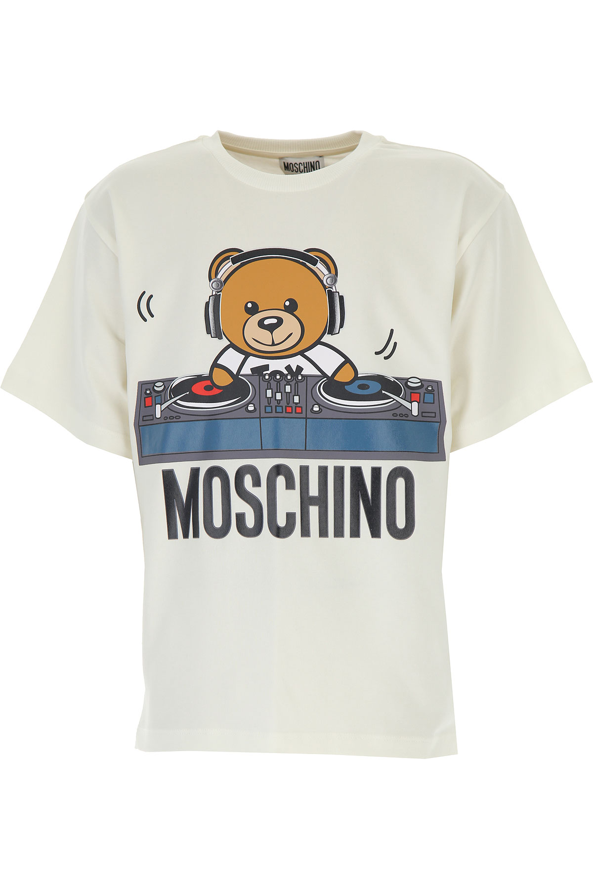 Moschino Kinder T-Shirt für Jungen Günstig im Sale, Weiss, Baumwolle, 2017, 12Y 14Y 6Y 8Y