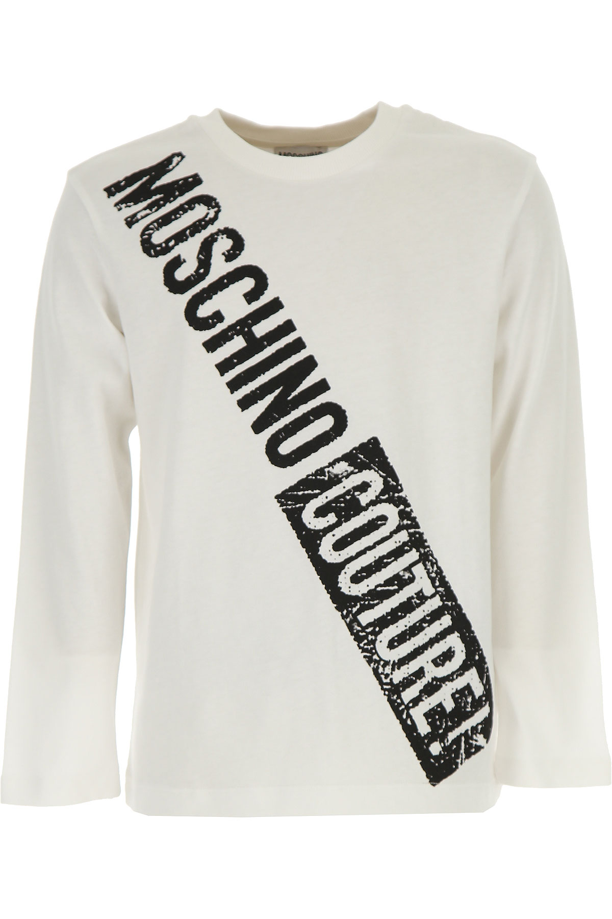 Moschino Kinder T-Shirt für Jungen Günstig im Sale, Weiss, Baumwolle, 2017, 10Y 12Y 14Y 4Y 6Y 8Y