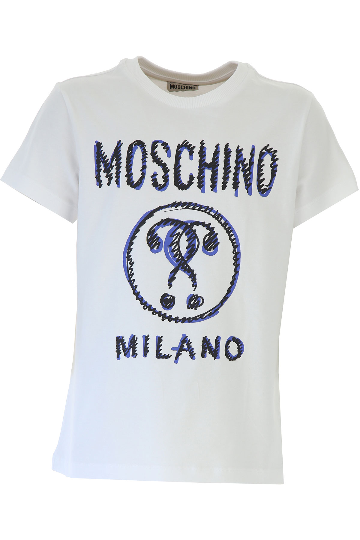 Moschino Kinder T-Shirt für Jungen Günstig im Sale, Weiss, Baumwolle, 2017, 10Y 12Y 8Y