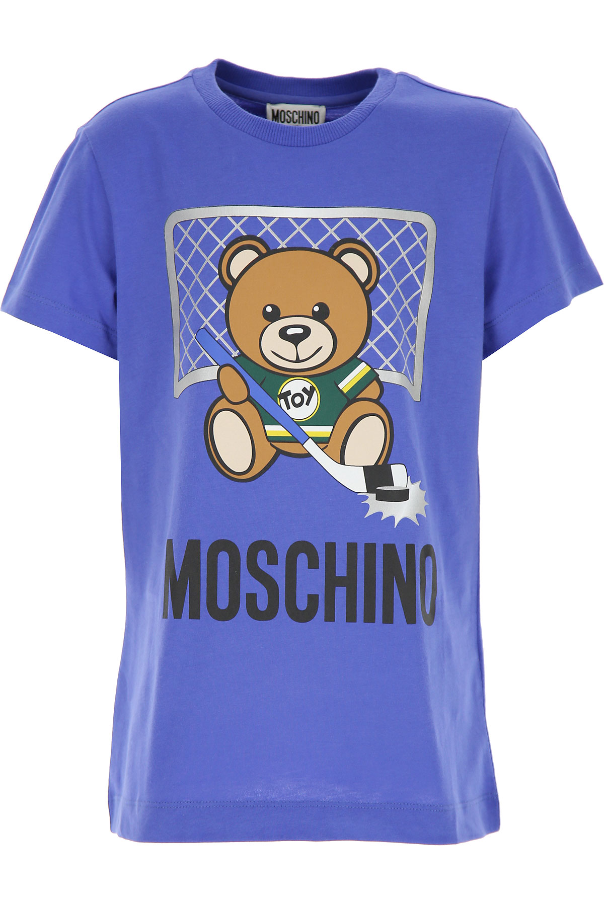 Moschino Kinder T-Shirt für Jungen Günstig im Sale, Bluette, Baumwolle, 2017, 10Y 12Y 14Y 4Y 5Y 6Y 8Y