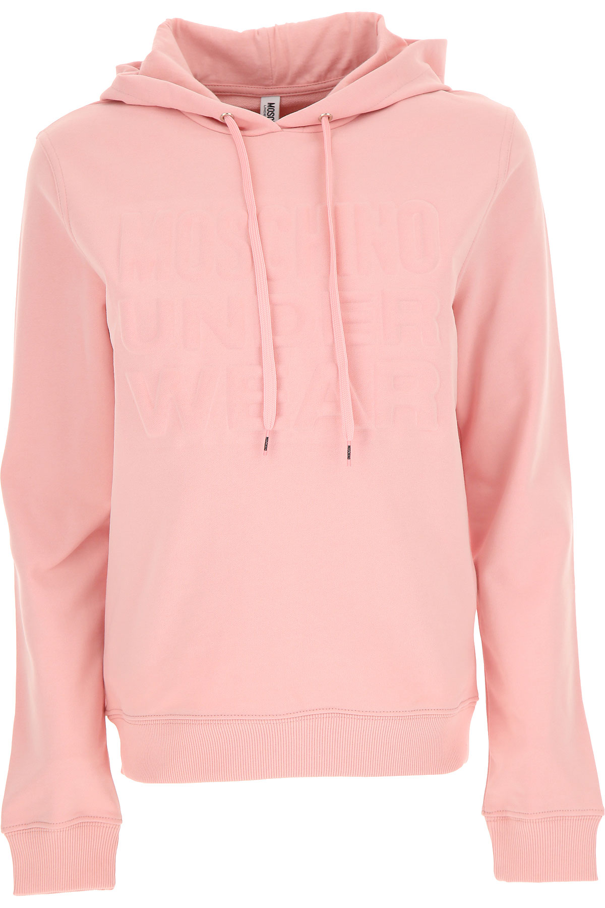 Moschino Sweatshirt für Damen, Kapuzenpulli, Hoodie, Sweats Günstig im Outlet Sale, Pink, Baumwolle, 2017, 40 44 M