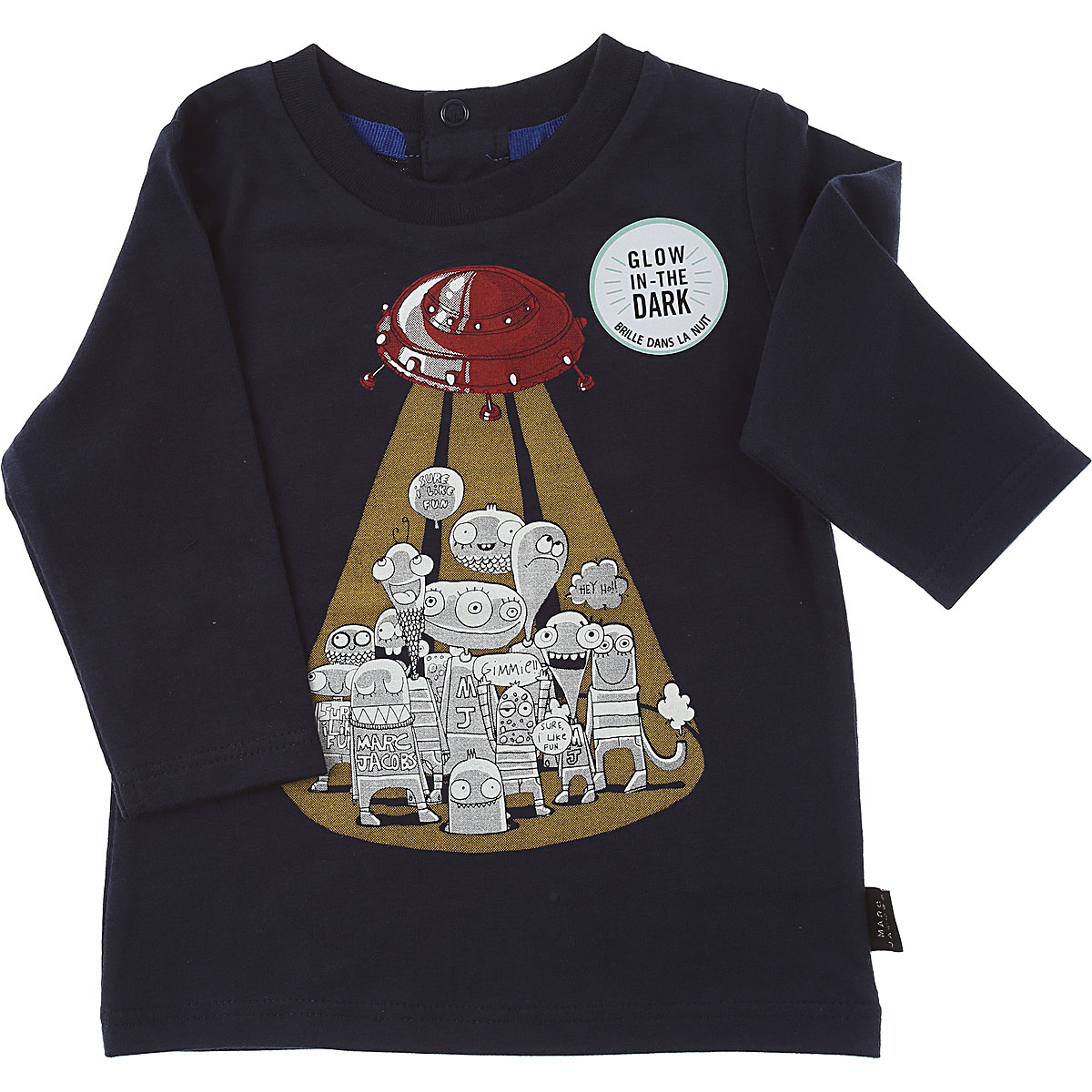 Marc Jacobs Baby T-Shirt für Jungen Günstig im Sale, Marineblau, Baumwolle, 2017, 12 M 18M 2Y 3Y 6M 9M