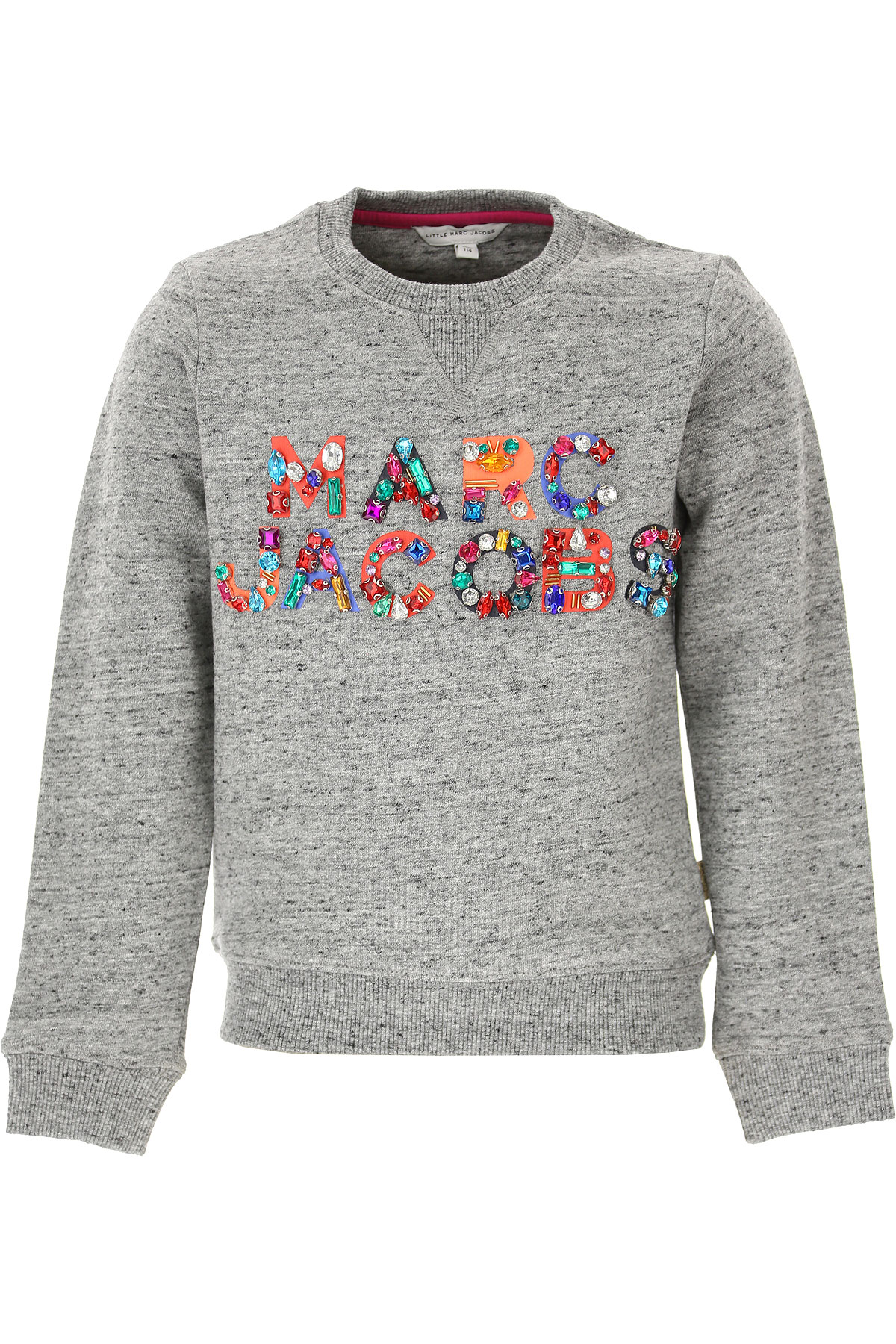 Marc Jacobs Kinder Sweatshirt & Kapuzenpullover für Mädchen Günstig im Sale, Grau, Baumwolle, 2017, 10Y 12Y 14Y 4Y 6Y 8Y