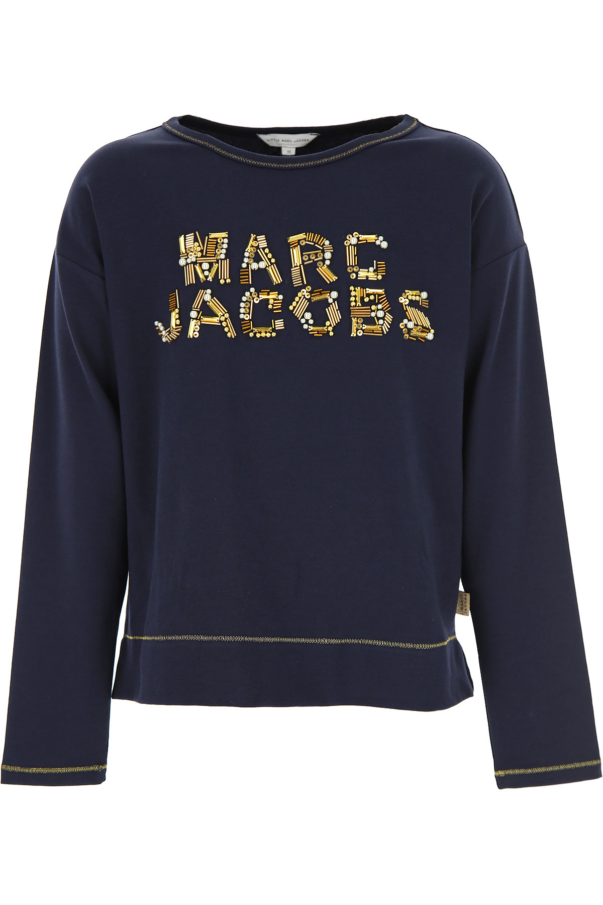 Marc Jacobs Kinder T-Shirt für Mädchen Günstig im Sale, Blau, Polyester, 2017, 10Y 12Y 14Y 8Y