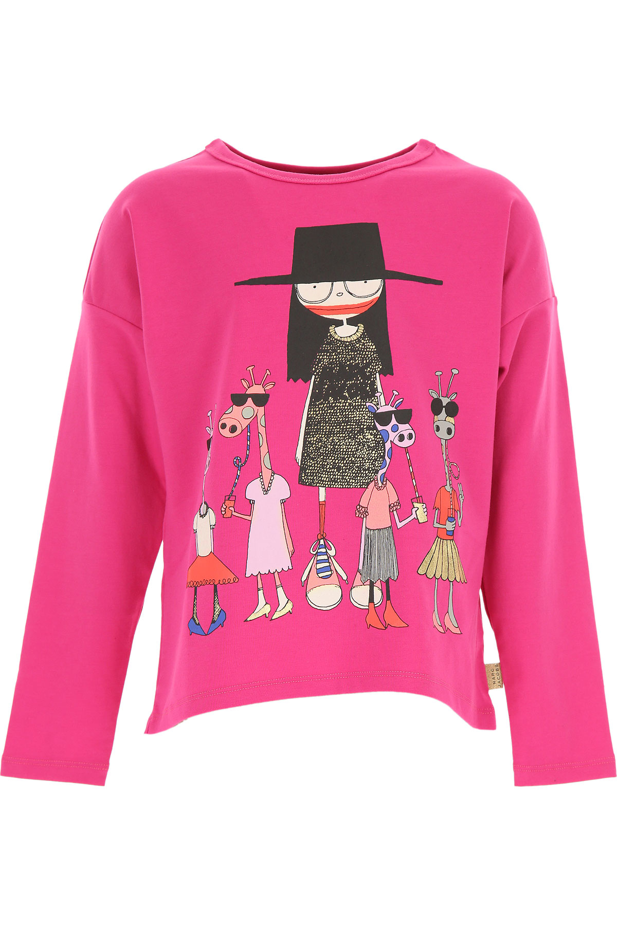 Marc Jacobs Kinder T-Shirt für Mädchen Günstig im Sale, Violett, Polyester, 2017, 10Y 12Y 2Y 4Y 5Y 8Y
