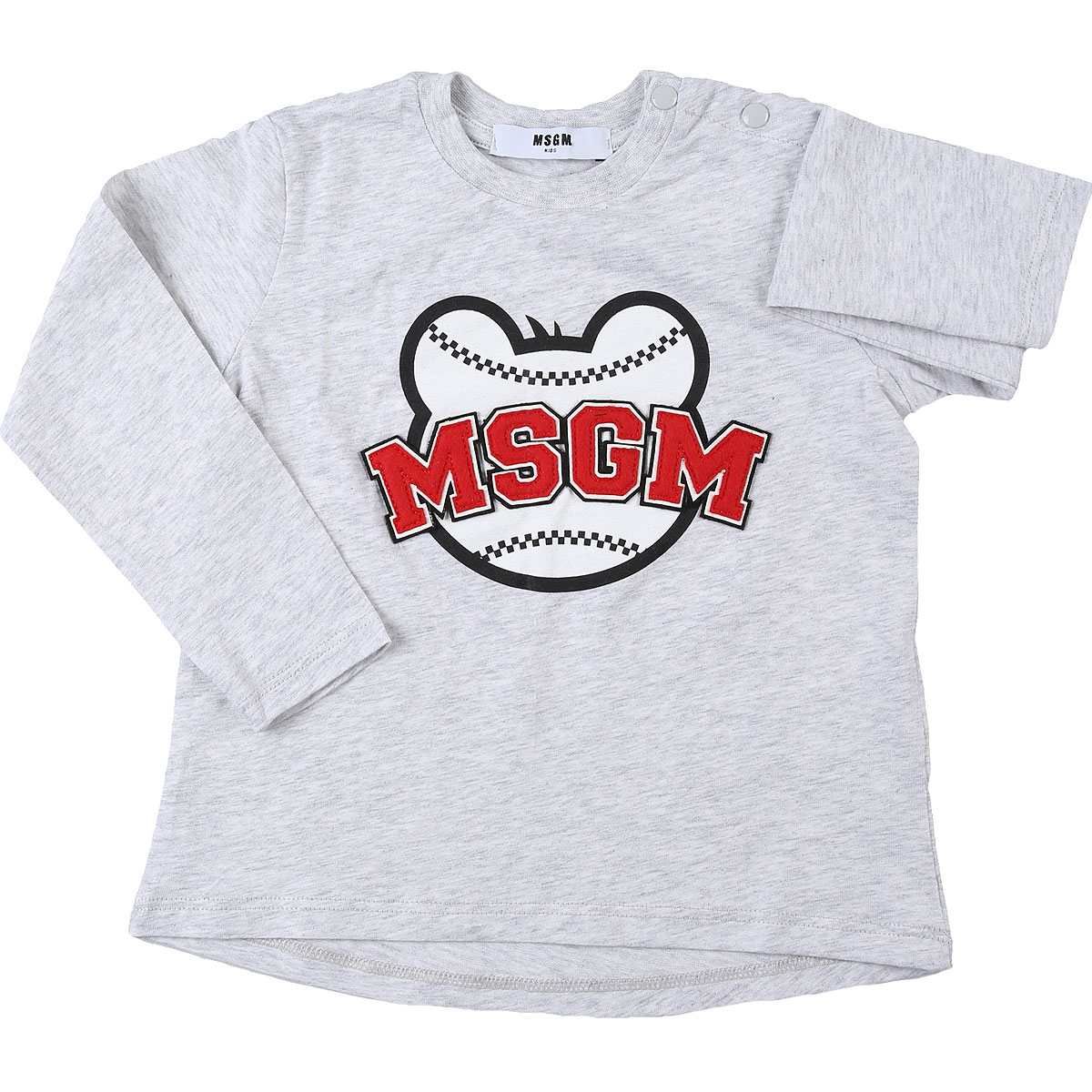 MSGM Baby T-Shirt für Jungen Günstig im Sale, Grau, Baumwolle, 2017, 12 M 18M 2Y 3Y
