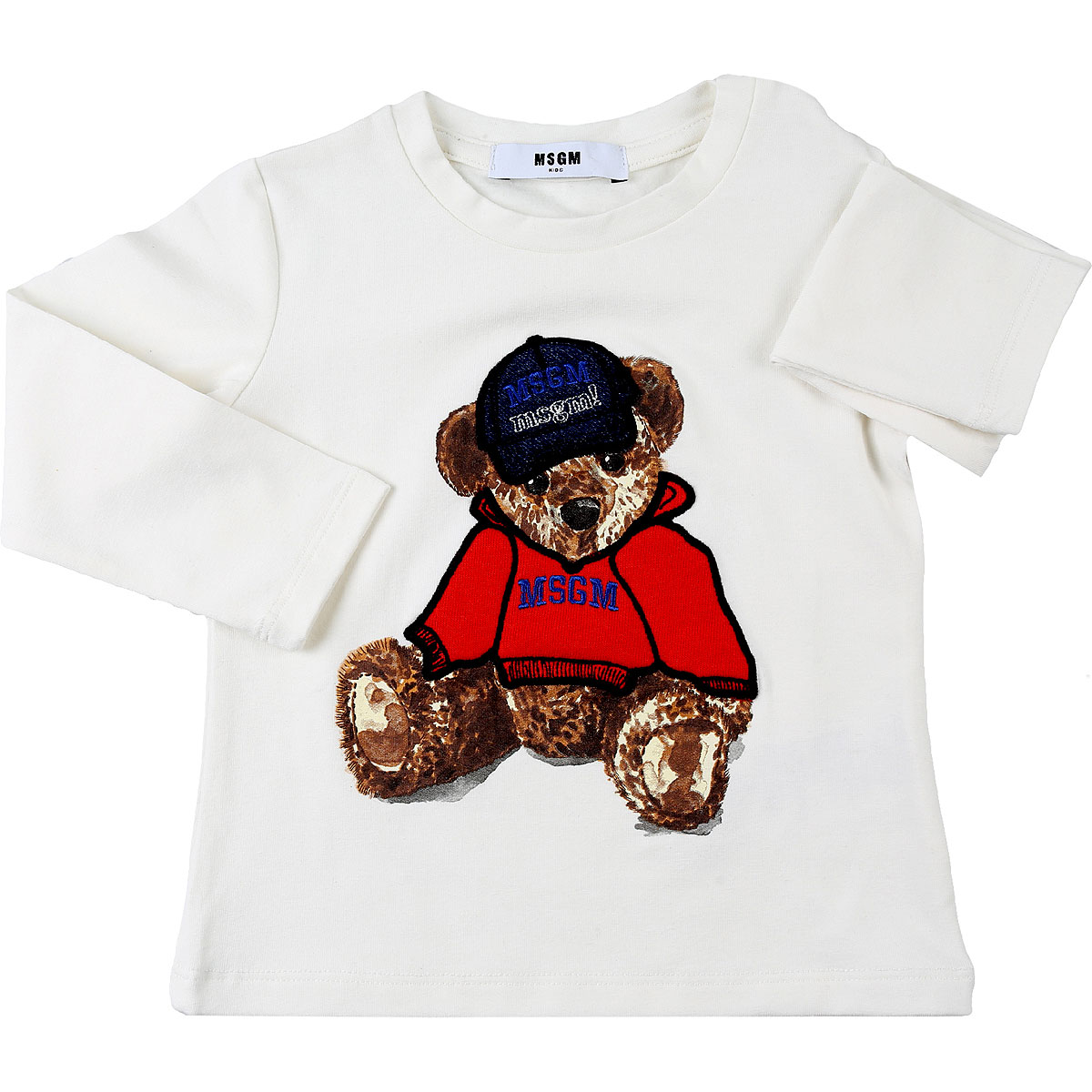 MSGM Baby T-Shirt für Jungen Günstig im Sale, Weiss, Baumwolle, 2017, 12 M 18M 2Y 30M 3Y