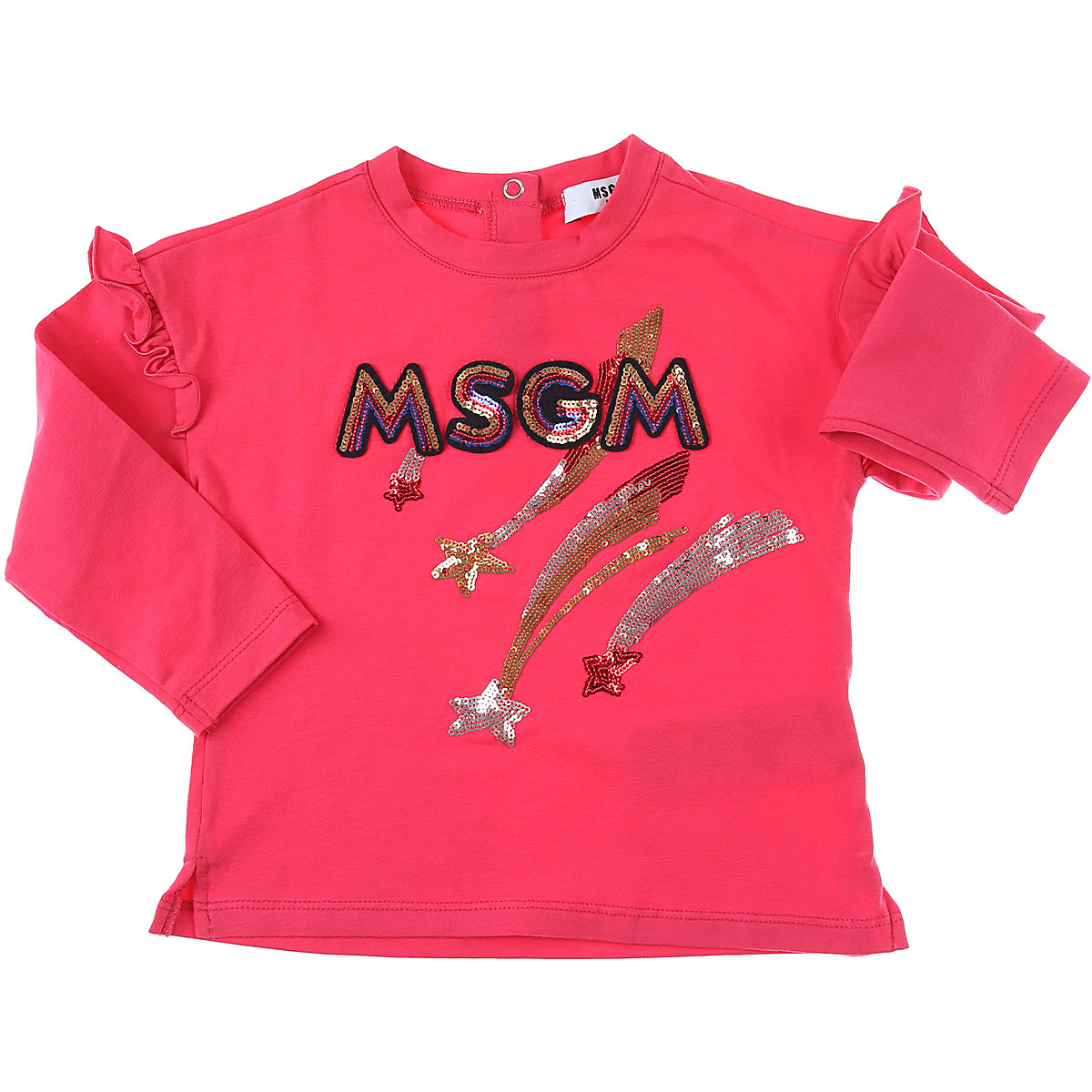 MSGM Baby T-Shirt für Mädchen Günstig im Sale, Fuchsienfarbig, Fuchsie, Baumwolle, 2017, 12M 18M 30M 3Y