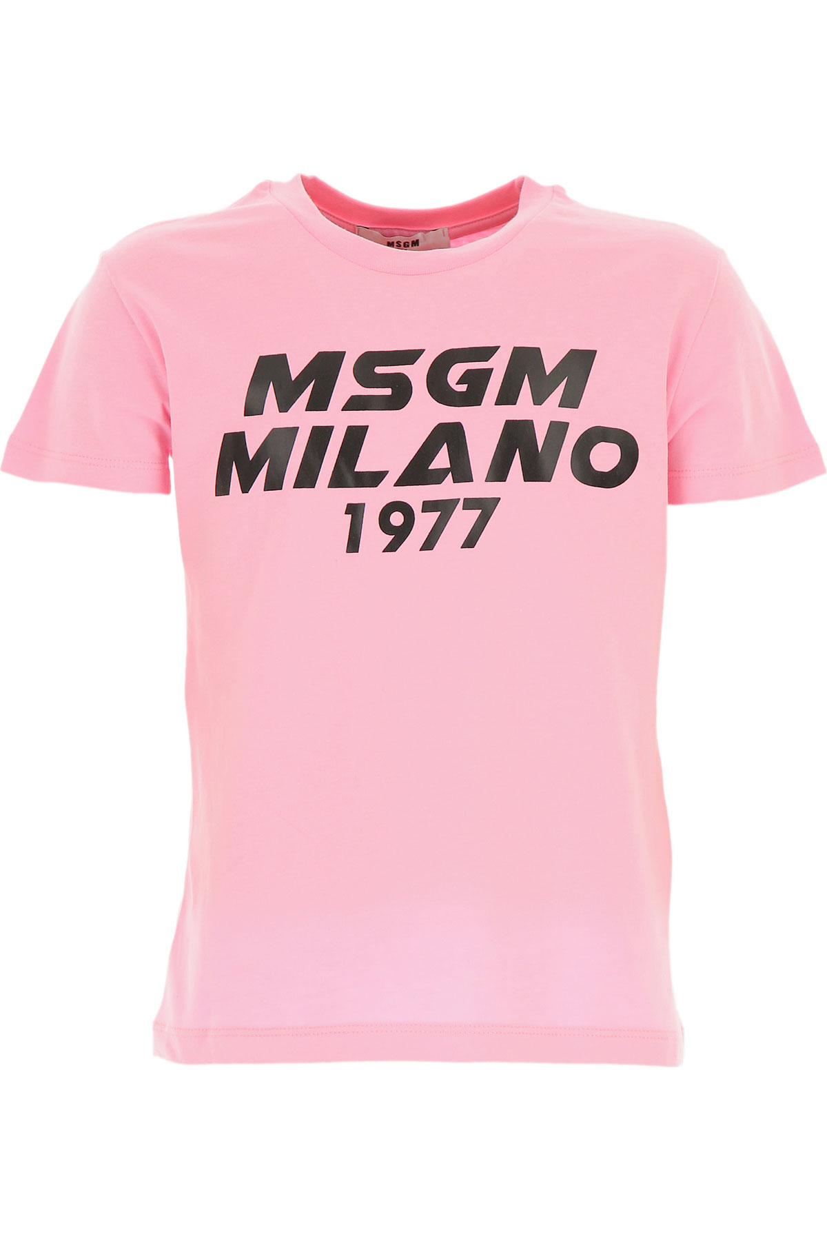 MSGM Kinder T-Shirt für Mädchen Günstig im Sale, Pink, Baumwolle, 2017, 4Y 6Y 8Y