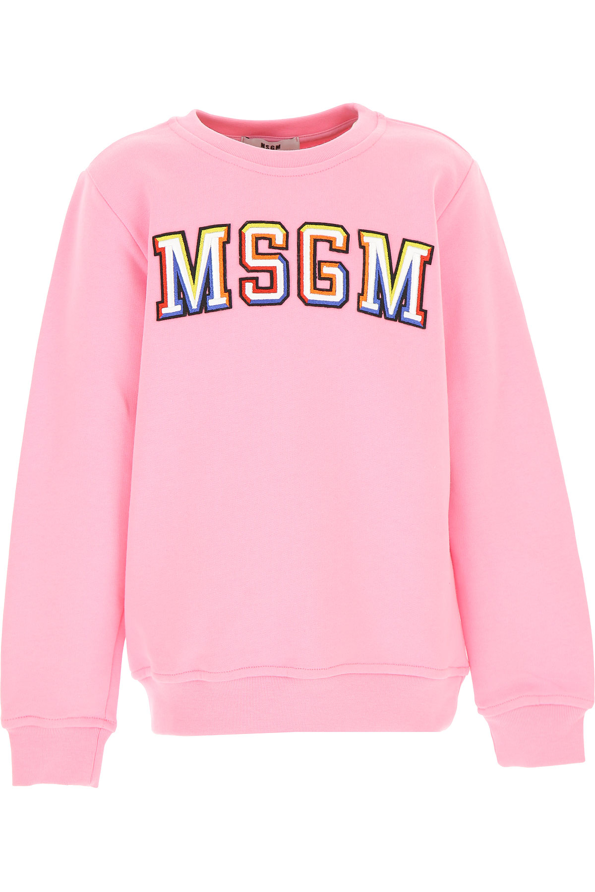 MSGM Kinder Sweatshirt & Kapuzenpullover für Mädchen Günstig im Sale, Pink, Baumwolle, 2017, 14Y 8Y