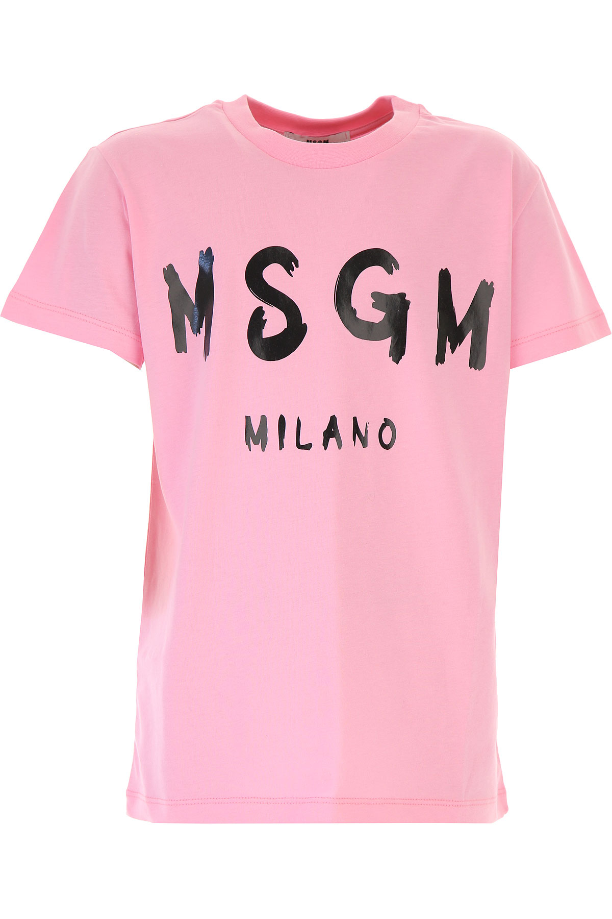 MSGM Kinder T-Shirt für Mädchen Günstig im Sale, Pink, Baumwolle, 2017, 10Y 8Y
