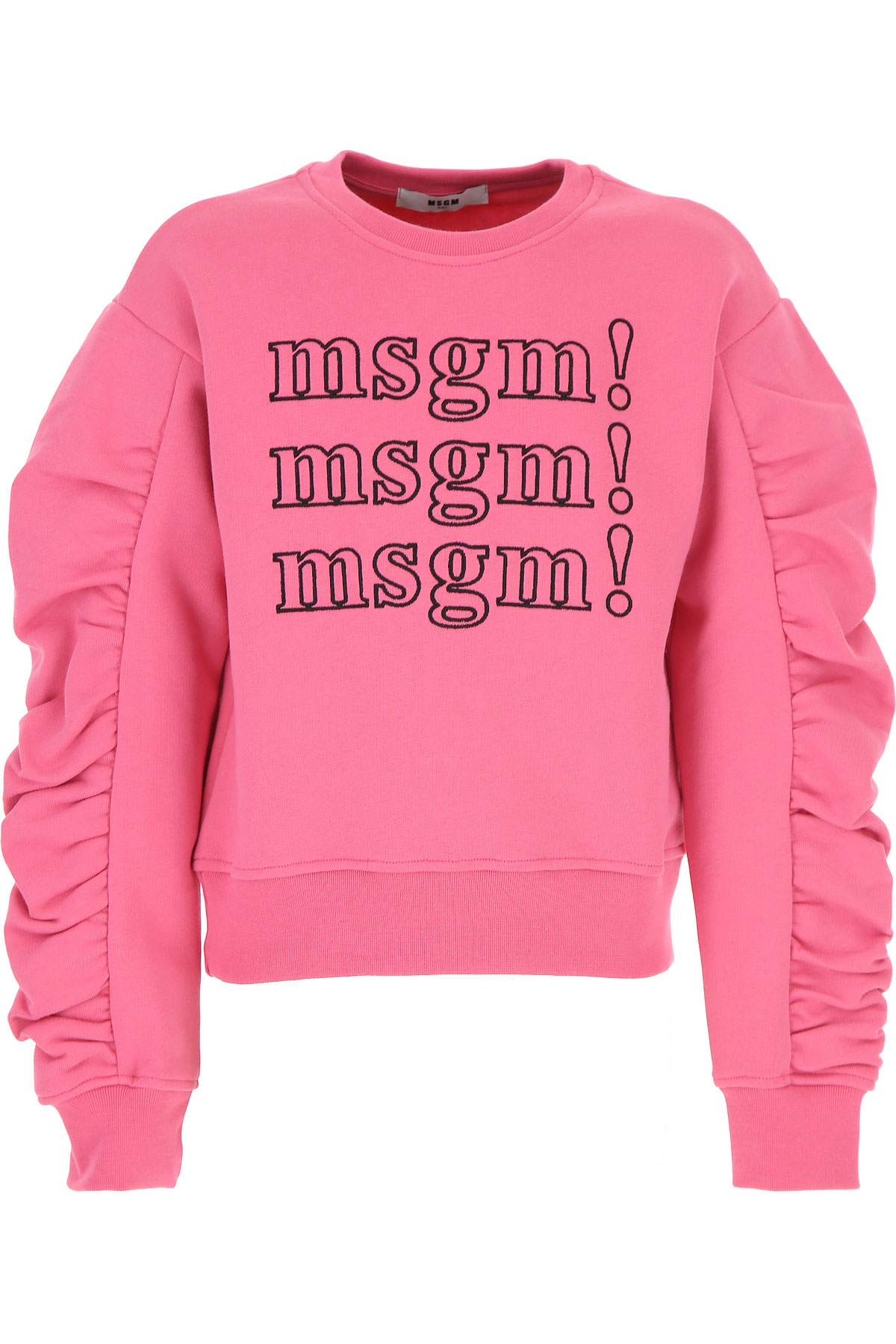 MSGM Kinder Sweatshirt & Kapuzenpullover für Mädchen Günstig im Sale, Seifenblasen Pink, Baumwolle, 2017, 12Y 14Y 8Y