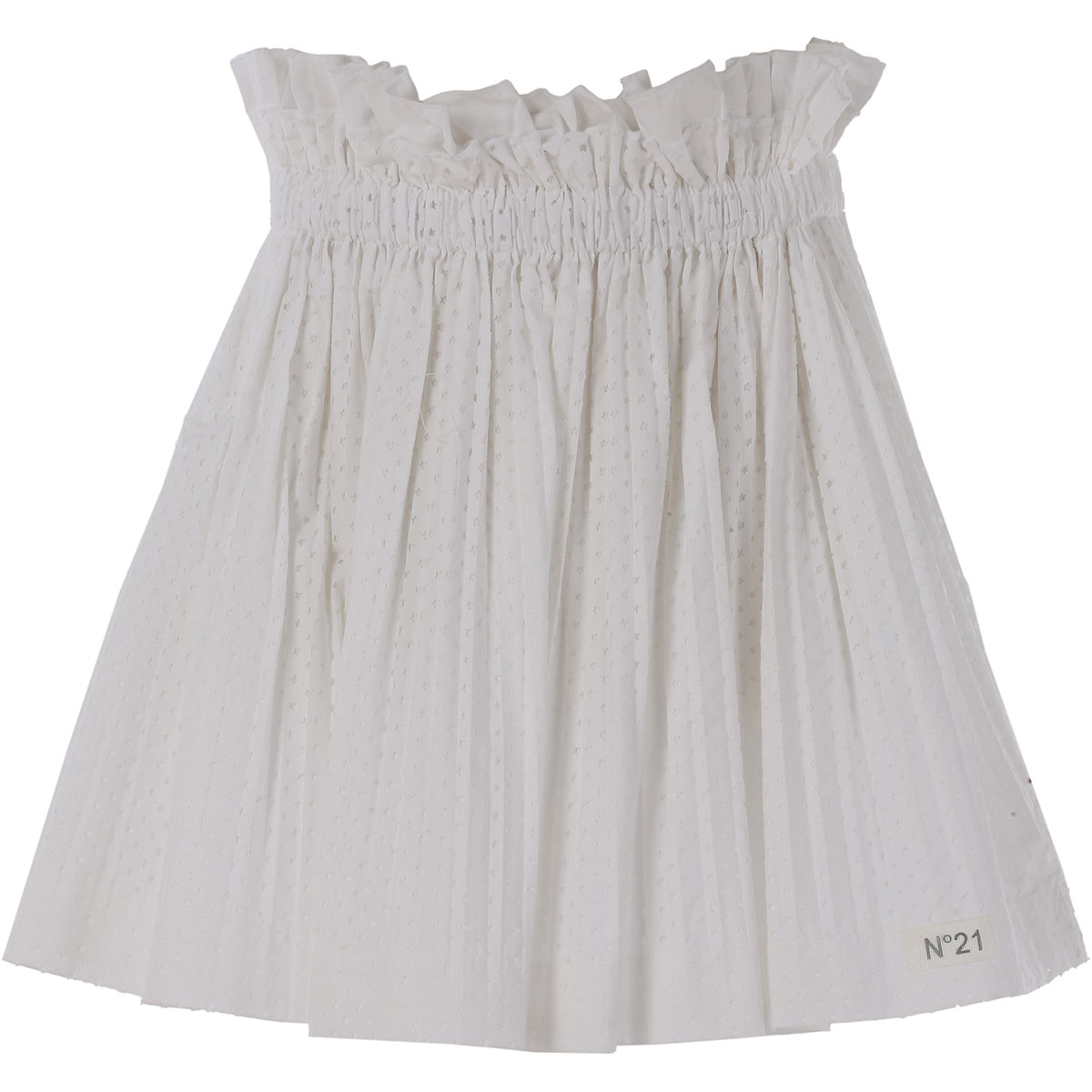 NO 21 Jupes Enfant pour Fille Outlet, Blanc, Coton, 2017, 30 (6 Years) 36 (9 Years) 38 (10 Years) 42