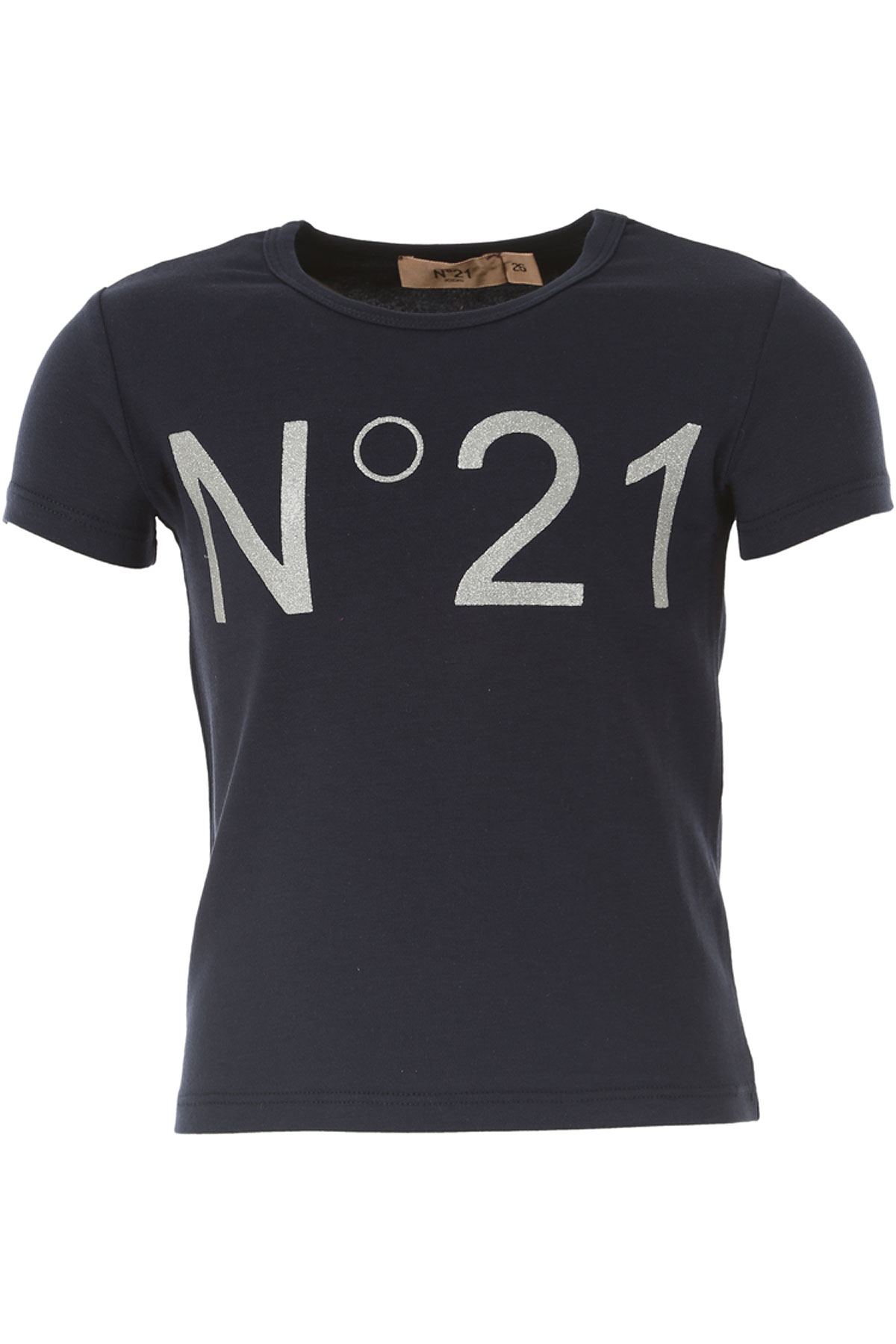 NO 21 Kinder T-Shirt für Mädchen Günstig im Outlet Sale, Blau, Baumwolle, 2017, 30 (6 Years) 34 (8 Years) 36 (9 Years)