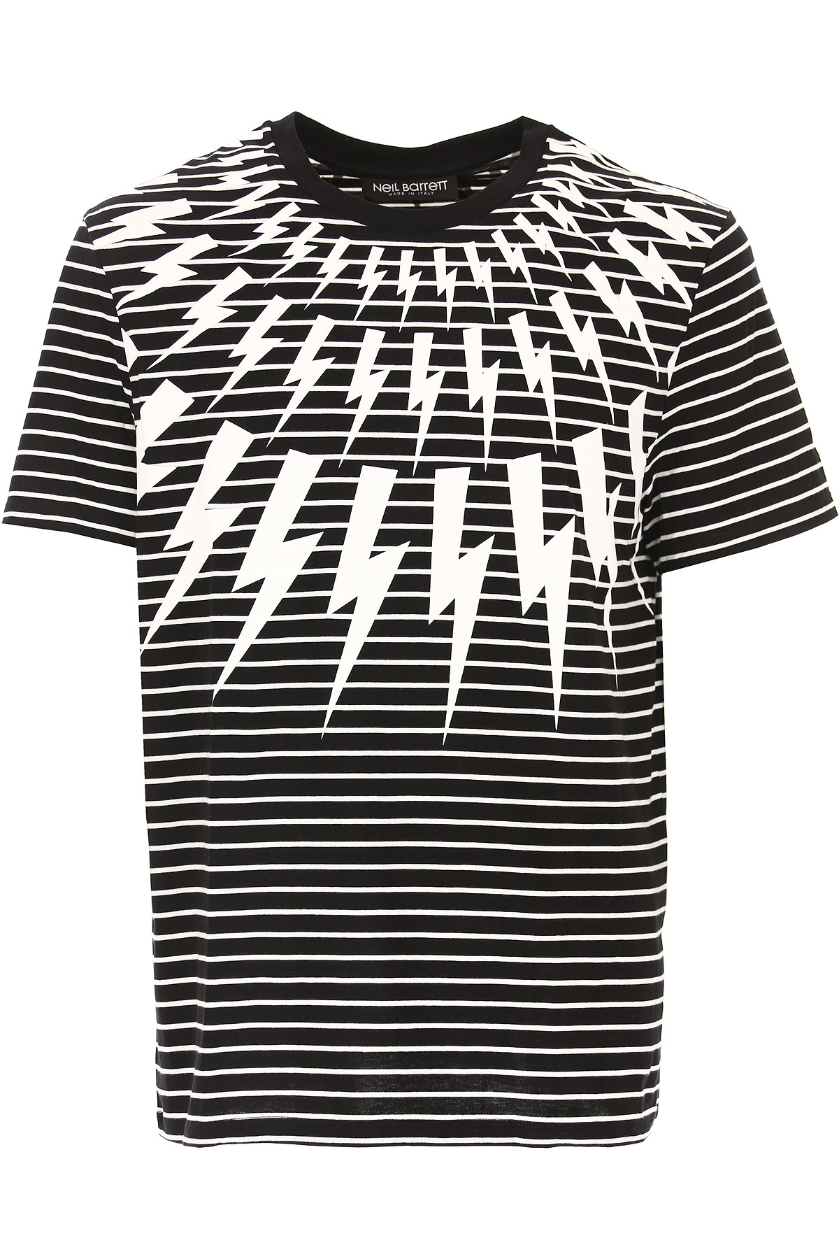 Neil Barrett T-shirt Homme, Noir, Coton, 2017, L M S XL XS
