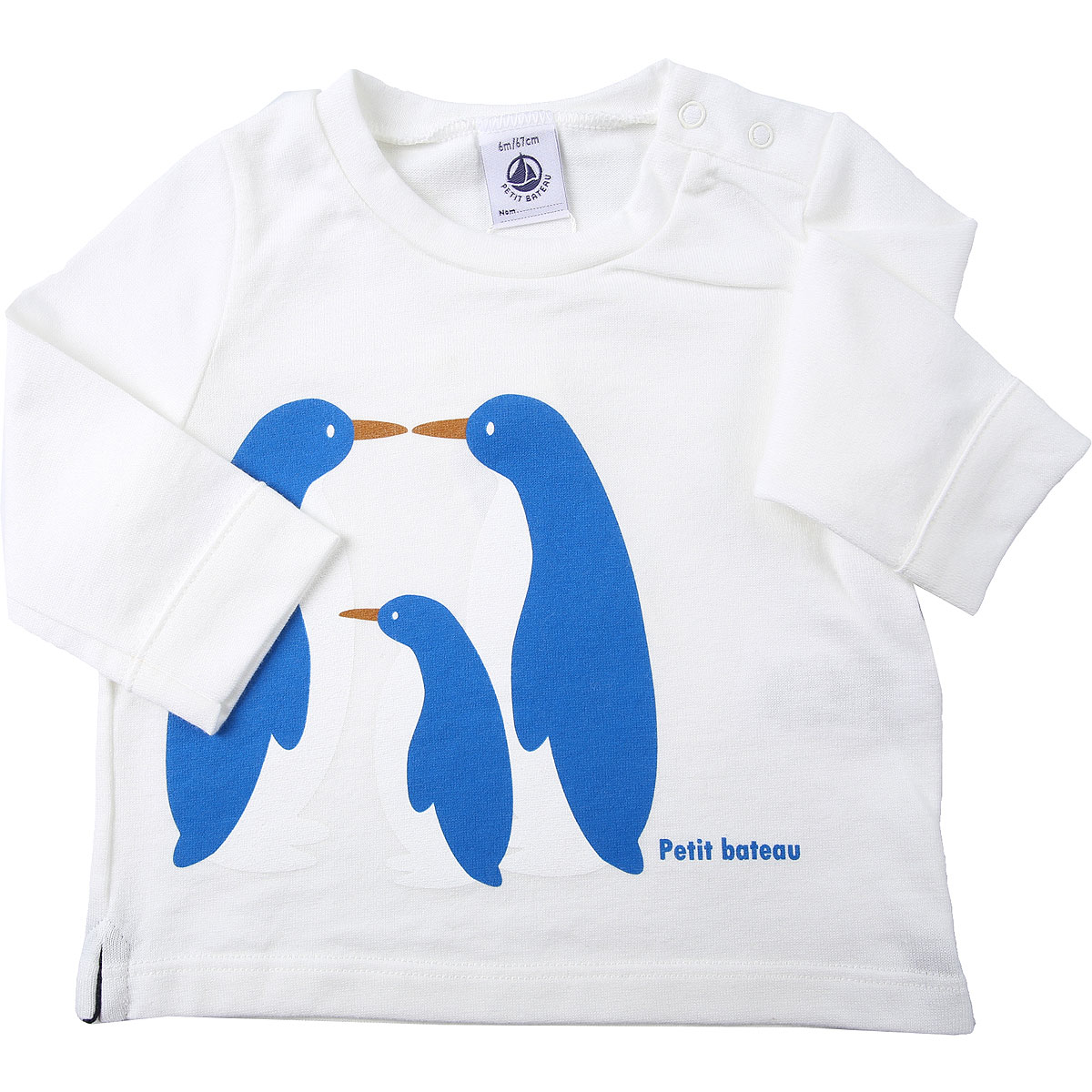 Petit Bateau Baby T-Shirt für Jungen Günstig im Sale, Marshmallow, Baumwolle, 2017, 12 M 18M 2Y 6M