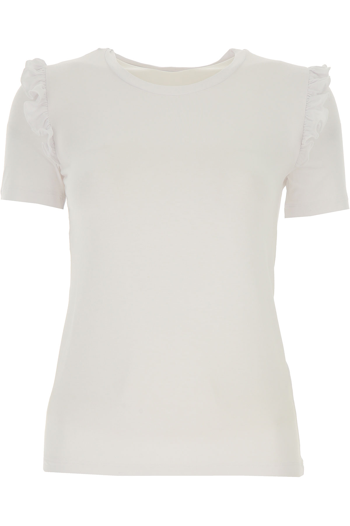 Patrizia Pepe T-shirt Femme, Blanc, Viscose, 2017, 1a -- Eu 38/40 2a -- Eu 40/42 3a -- Eu 42/44