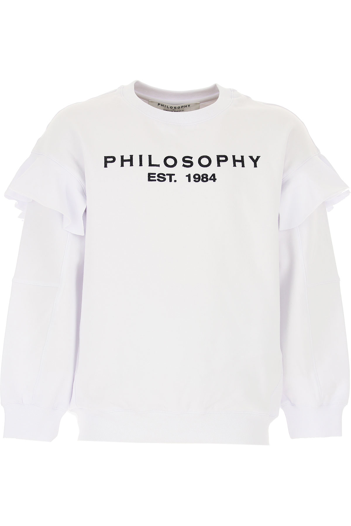 Philosophy di Lorenzo serafini Kinder Sweatshirt & Kapuzenpullover für Mädchen Günstig im Sale, Weiss, Baumwolle, 2017, 8Y L M S XL XS XXL XXS