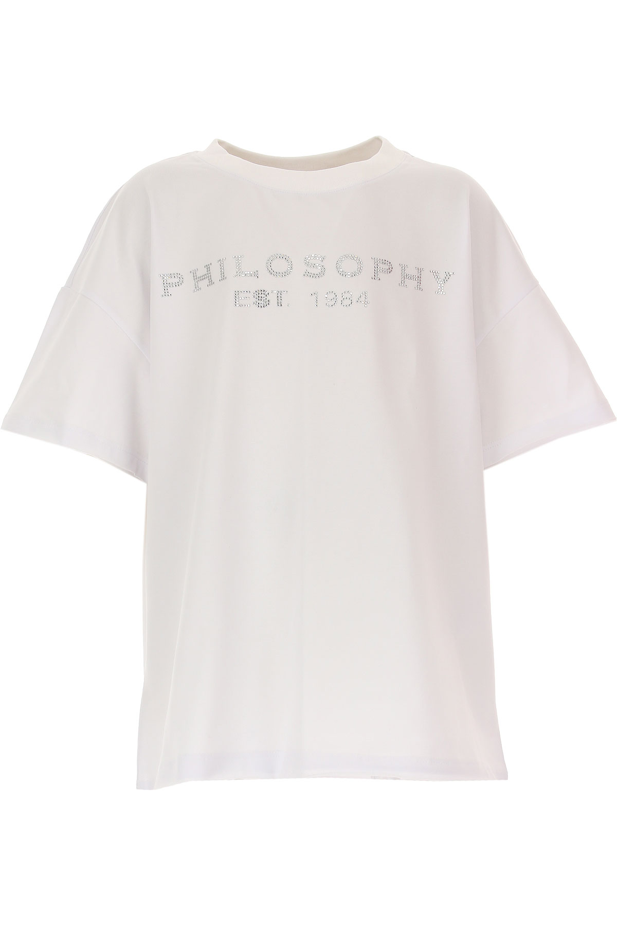 Philosophy di Lorenzo serafini Kinder T-Shirt für Mädchen Günstig im Sale, Weiss, Baumwolle, 2017, 10Y 8Y L M S XL XS XXS