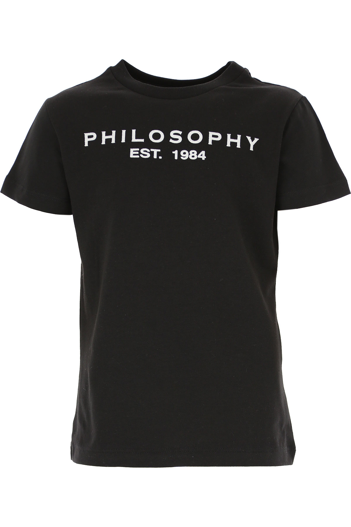Philosophy di Lorenzo serafini Kinder T-Shirt für Mädchen Günstig im Sale, Schwarz, Baumwolle, 2017, 10Y 8Y L M S XS XXL