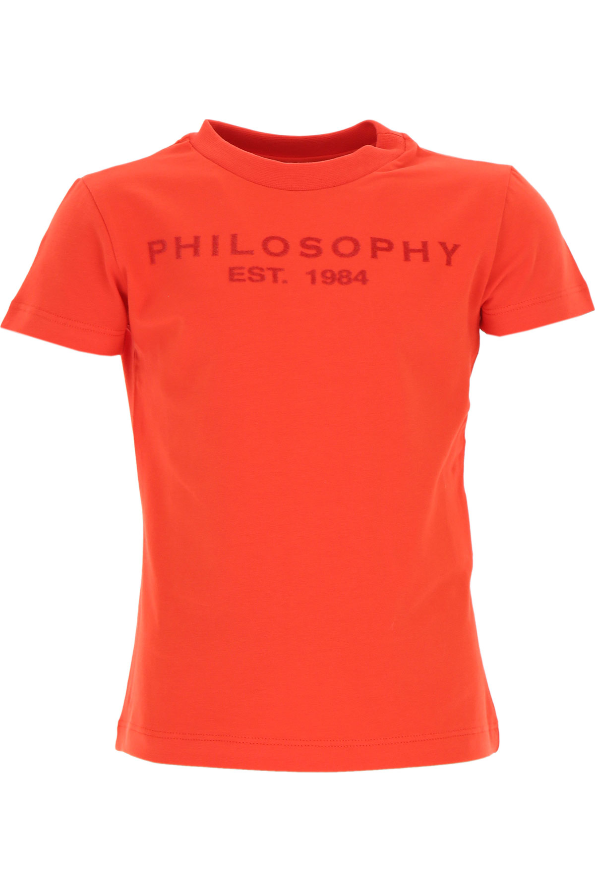 Philosophy di Lorenzo serafini Kinder T-Shirt für Mädchen Günstig im Sale, Rot, Baumwolle, 2017, L M S XL XS XXS