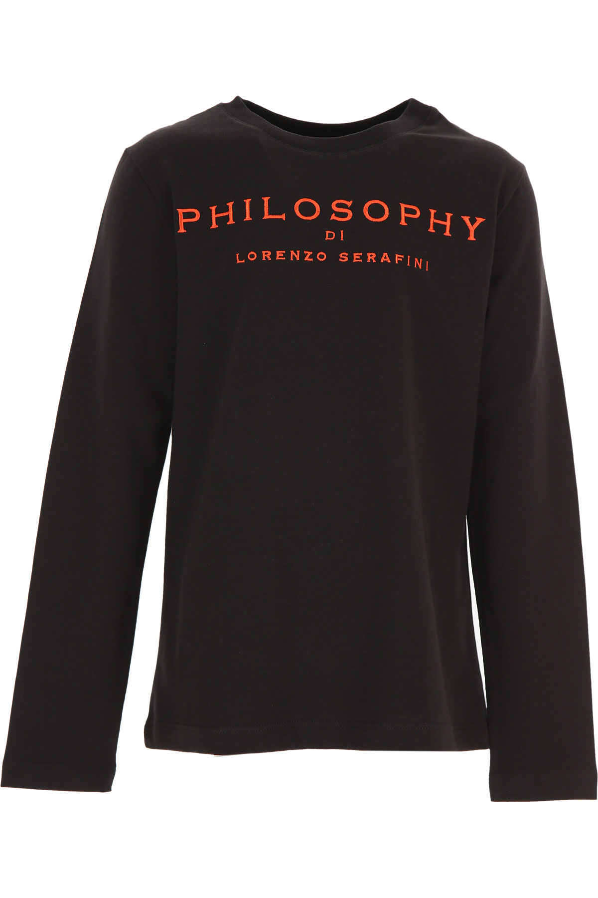 Philosophy di Lorenzo serafini Kinder T-Shirt für Mädchen Günstig im Sale, Schwarz, Baumwolle, 2017, L M S XL XS XXL