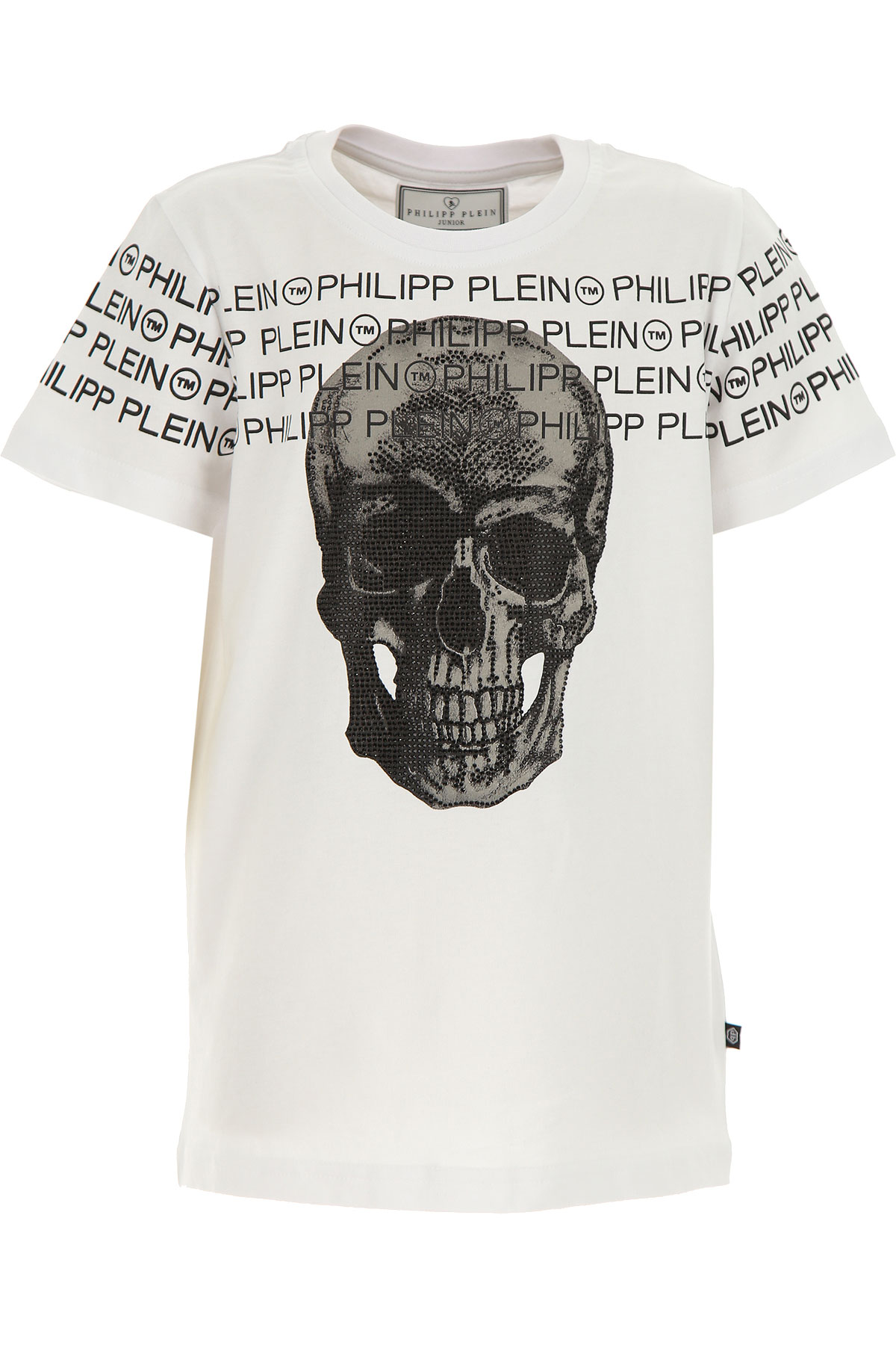 Philipp Plein Kinder T-Shirt für Jungen Günstig im Sale, Weiss, Baumwolle, 2017, 10Y 12Y 14Y 16Y 8Y