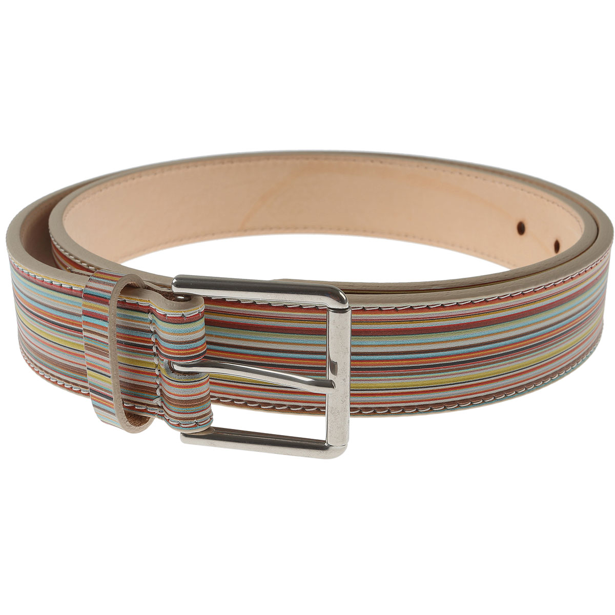 Paul Smith Mens Belts, Multicolore, Cuir, 2017, 100 105 90